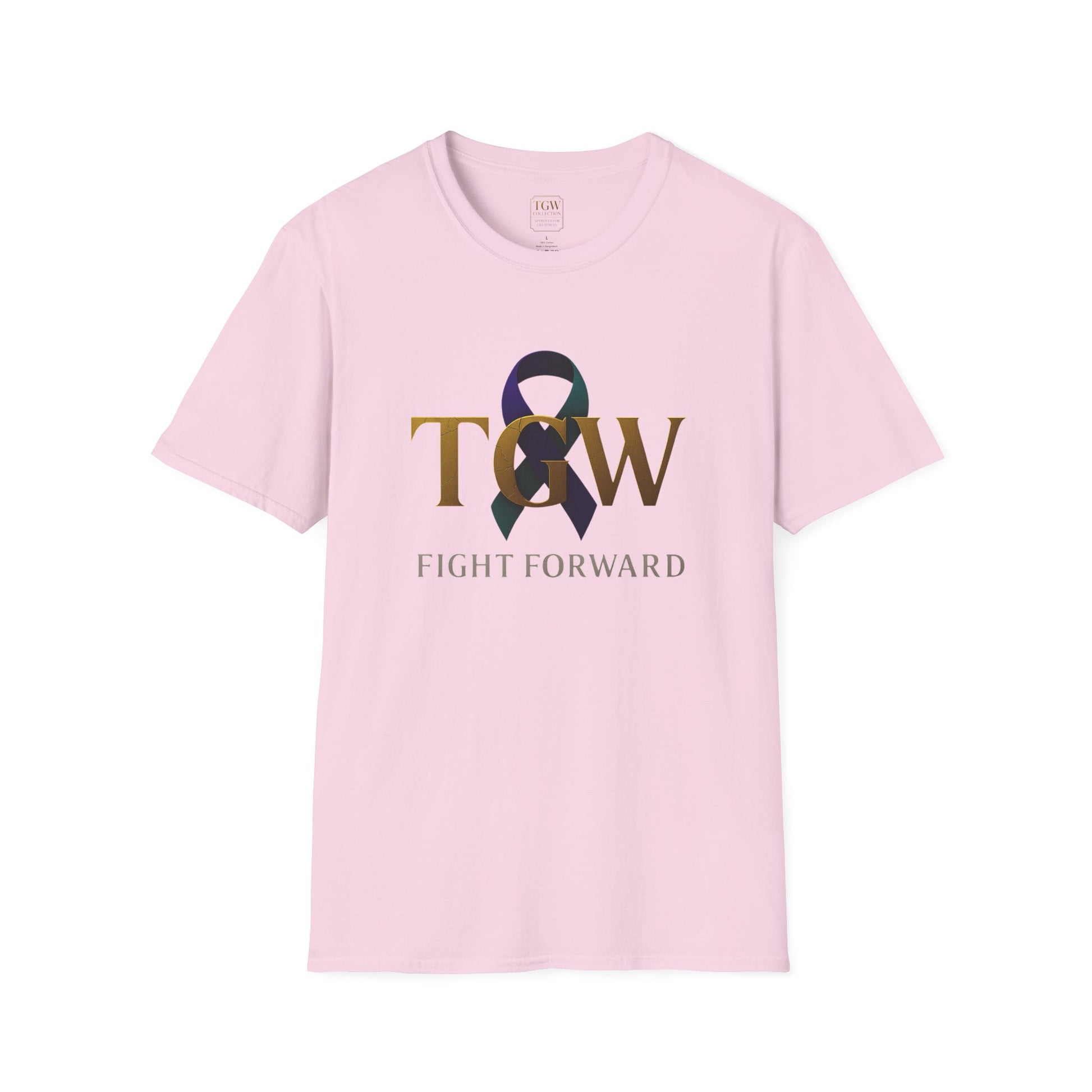 Inspirational T-Shirt, Fight Forward Awareness Tee, Supportive Gift, Casual Wear, Motivational Apparel