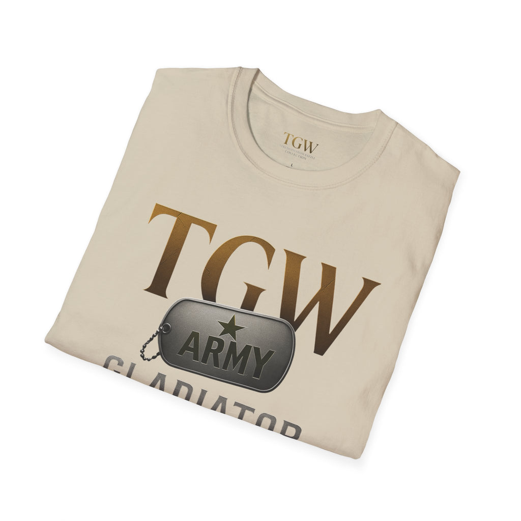 Gladiator Within T-Shirt, Unisex Army Tee, Motivational Gift, Fitness Apparel, Casual Wear, Workout Top, Inspirational Shirt