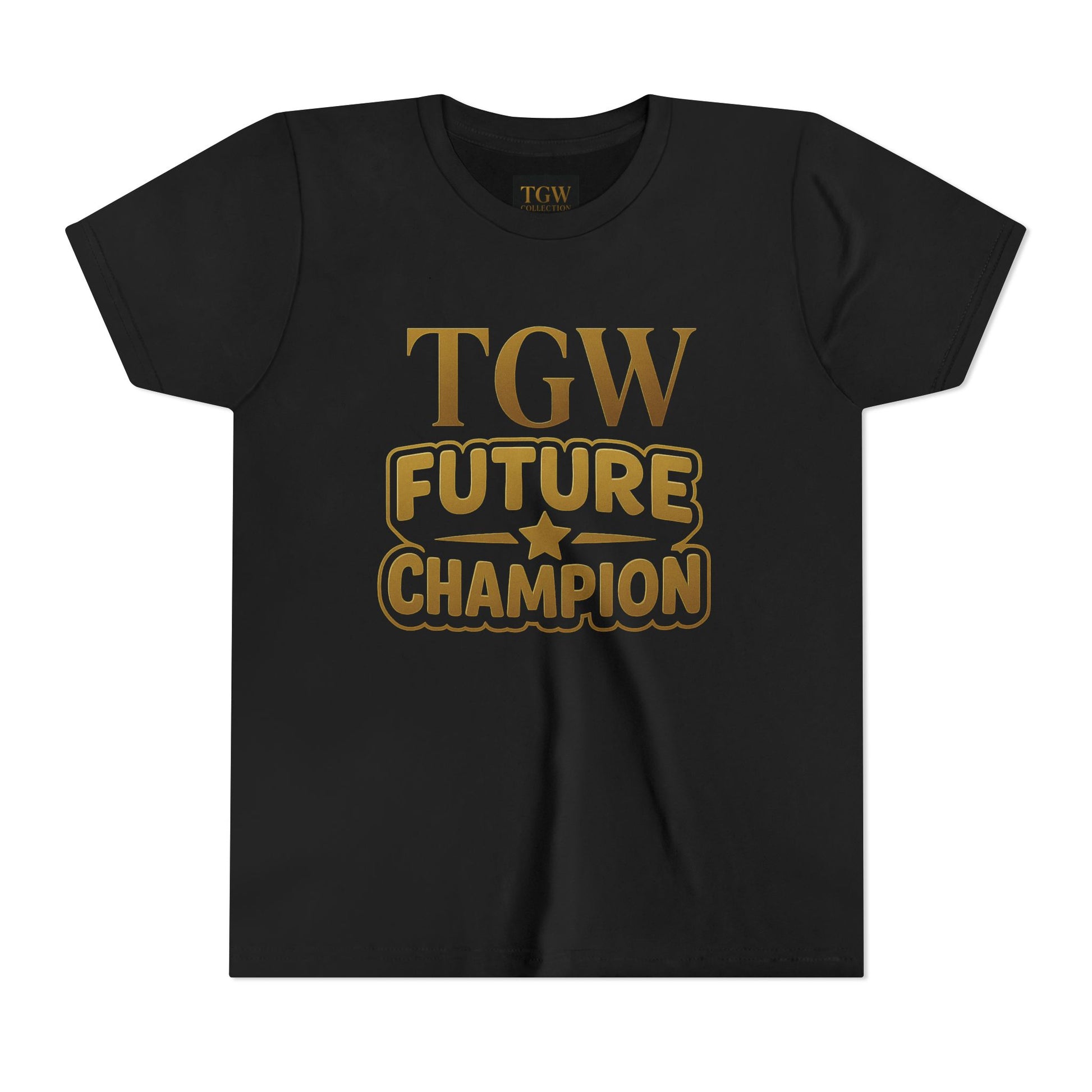 Future Champion Youth Tee - Motivational Kids Shirt, Sportswear, Birthday Gift, Fun Apparel, Champion Theme