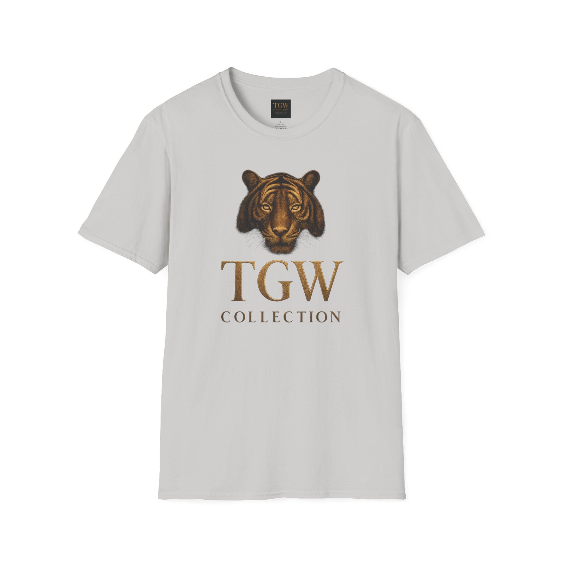 Tiger Head Softstyle T-Shirt | Casual Wear, Wild Animal Tee, Fashion Statement, Unique Design