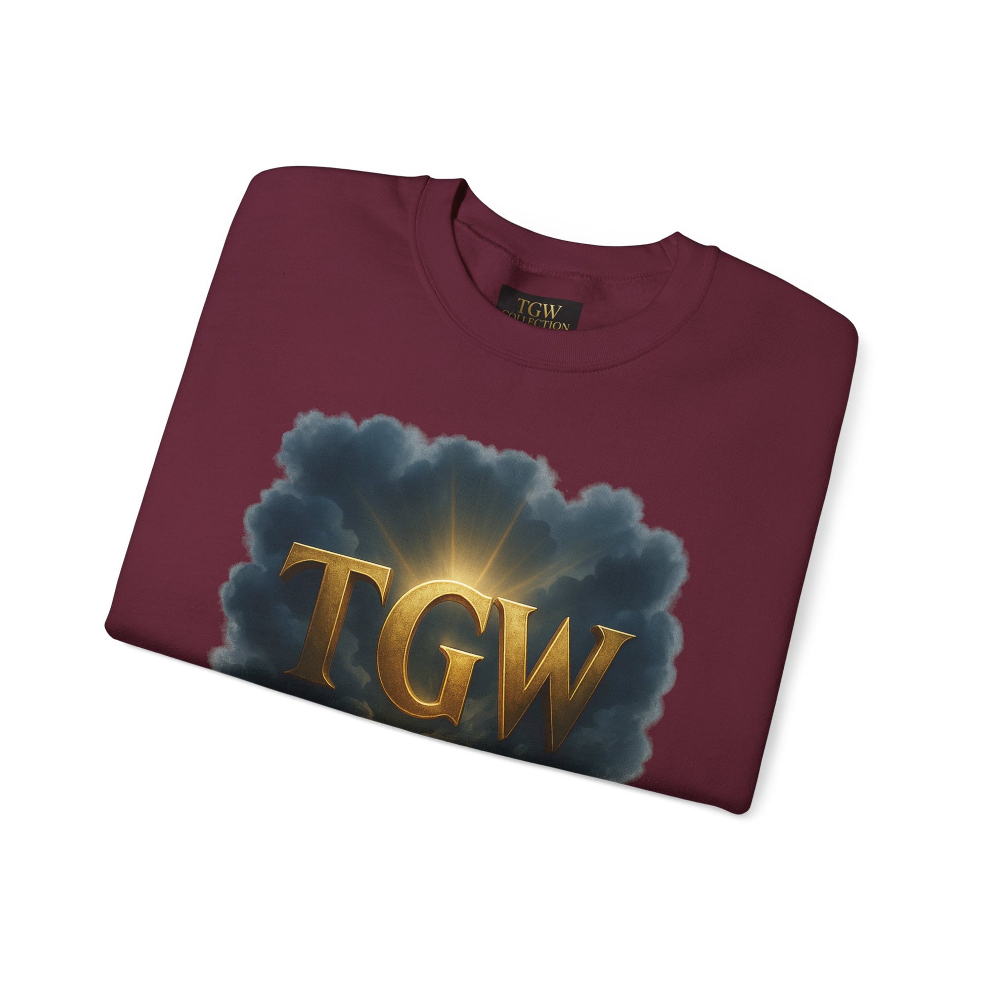 TGW Vintage Crewneck Sweatshirt, Cozy Fashion, Casual Wear, Autumn Layers, Relaxed Style