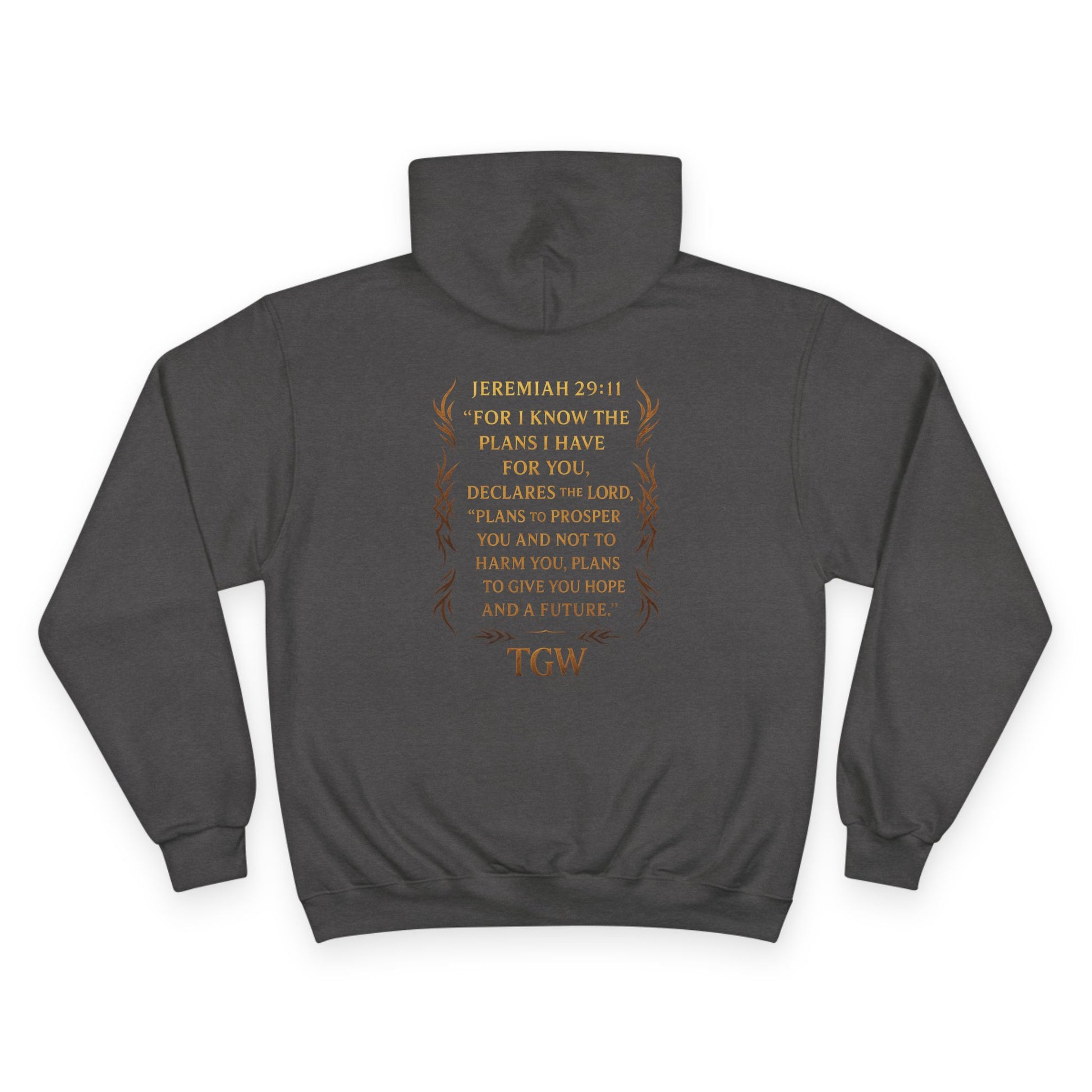 Inspirational Champion Hoodie - Faithful Message, Cozy Style, Religious Gift, Casual Wear, Christian Apparel