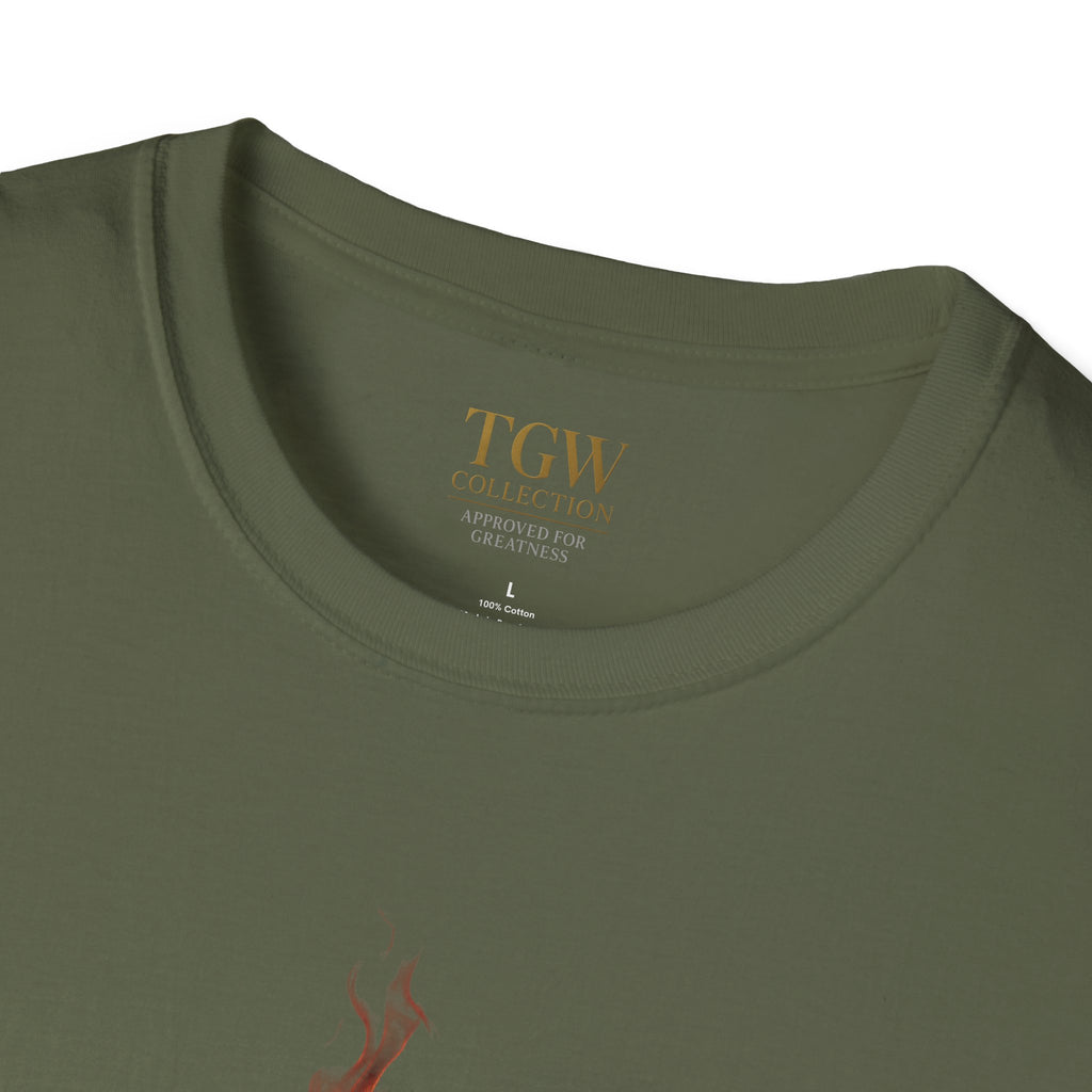Stylish Fire-Inspired Graphic Tee for Every Occasion, Casual Wear, Summer Outfit, Graphic T-Shirt