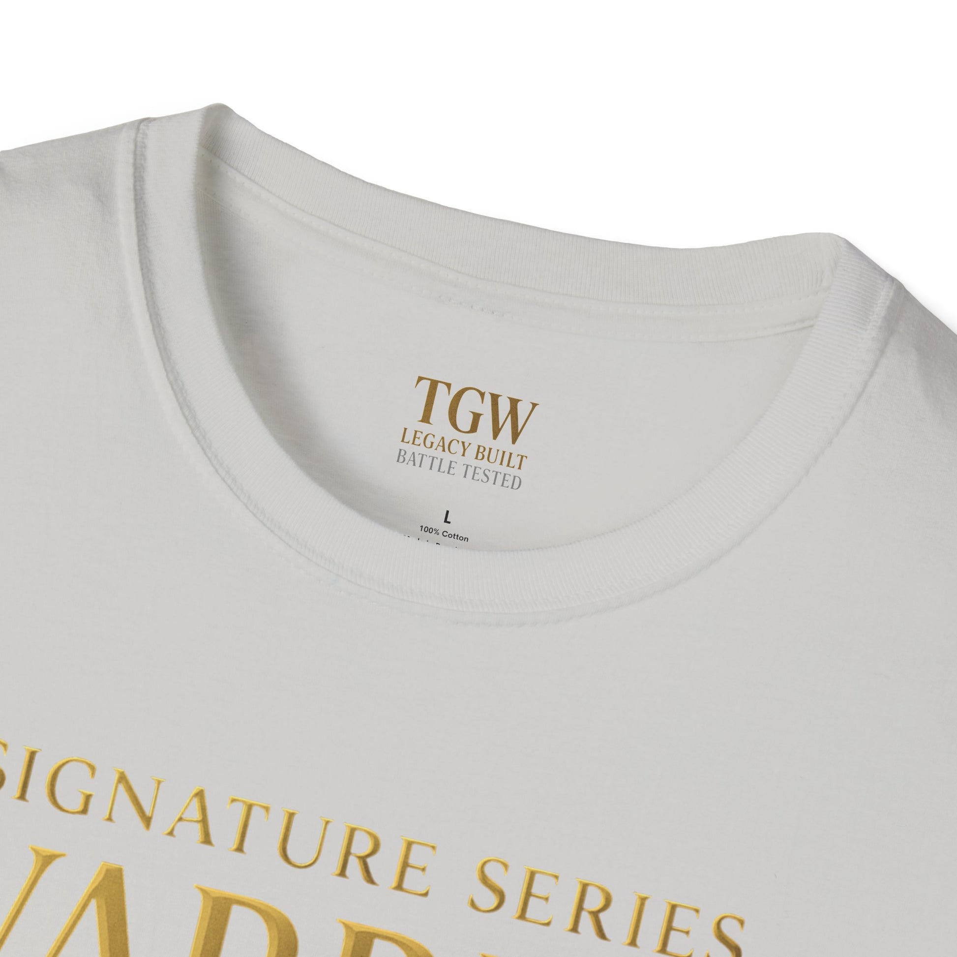 Warrior Gold Unisex Softstyle T-Shirt, Comfortable Tee, Motivational Apparel, Gift for Warriors, Casual Wear, Affirmation Shirt