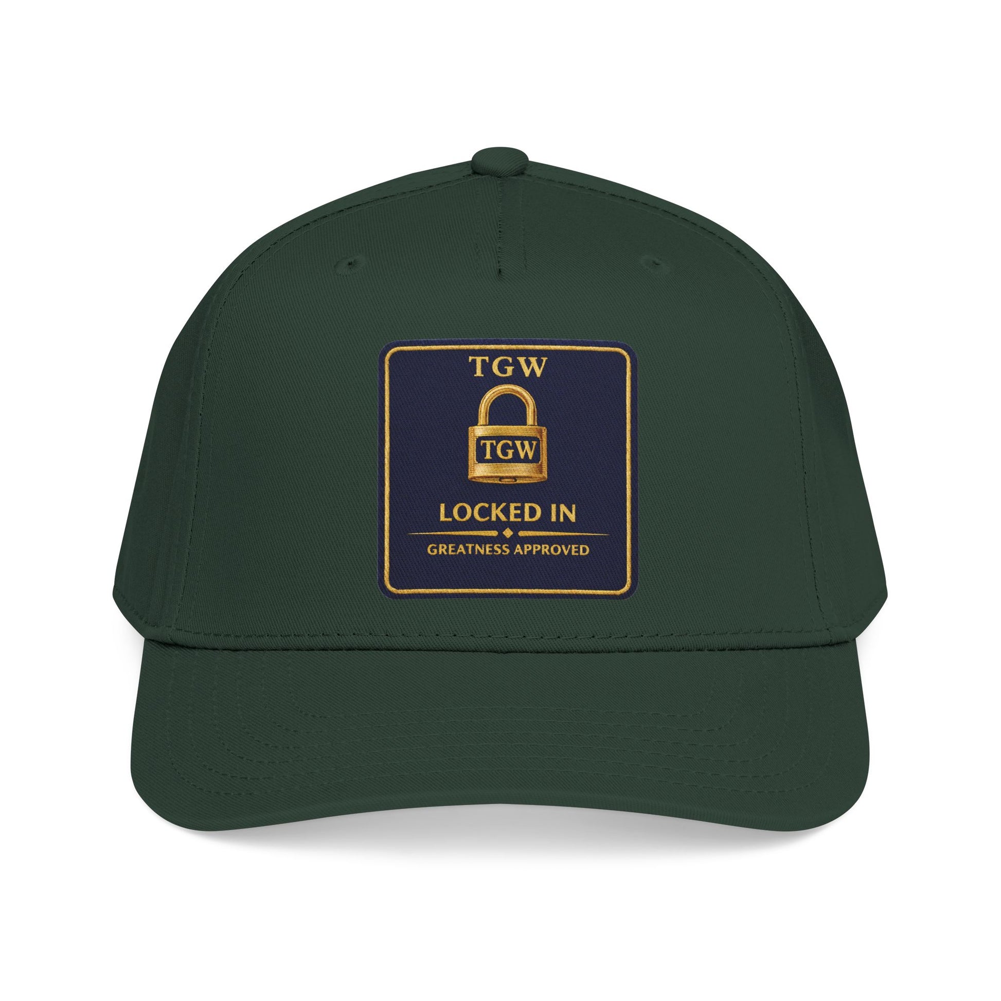 TGW “LOCKED IN” — Greatness Approved   Mid Profile Baseball Cap
