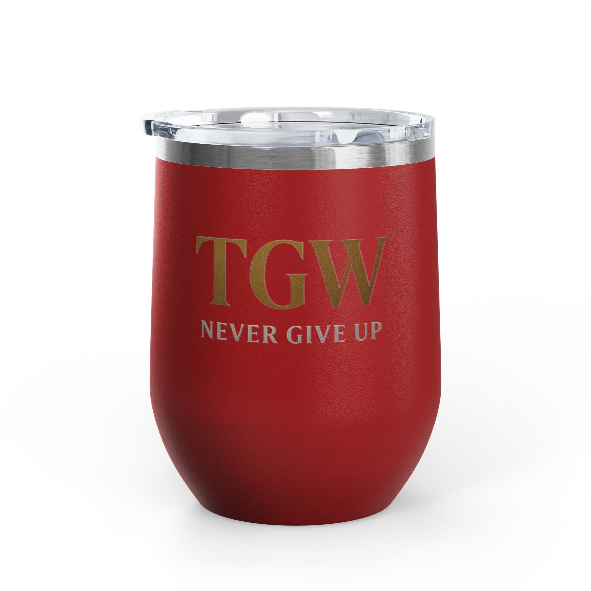 Elegant Wine Tumbler - Strive for Greatness | Personalized Gift for Wine Lovers, Celebrations, Home Bar, Holidays, Motivational Drinkware