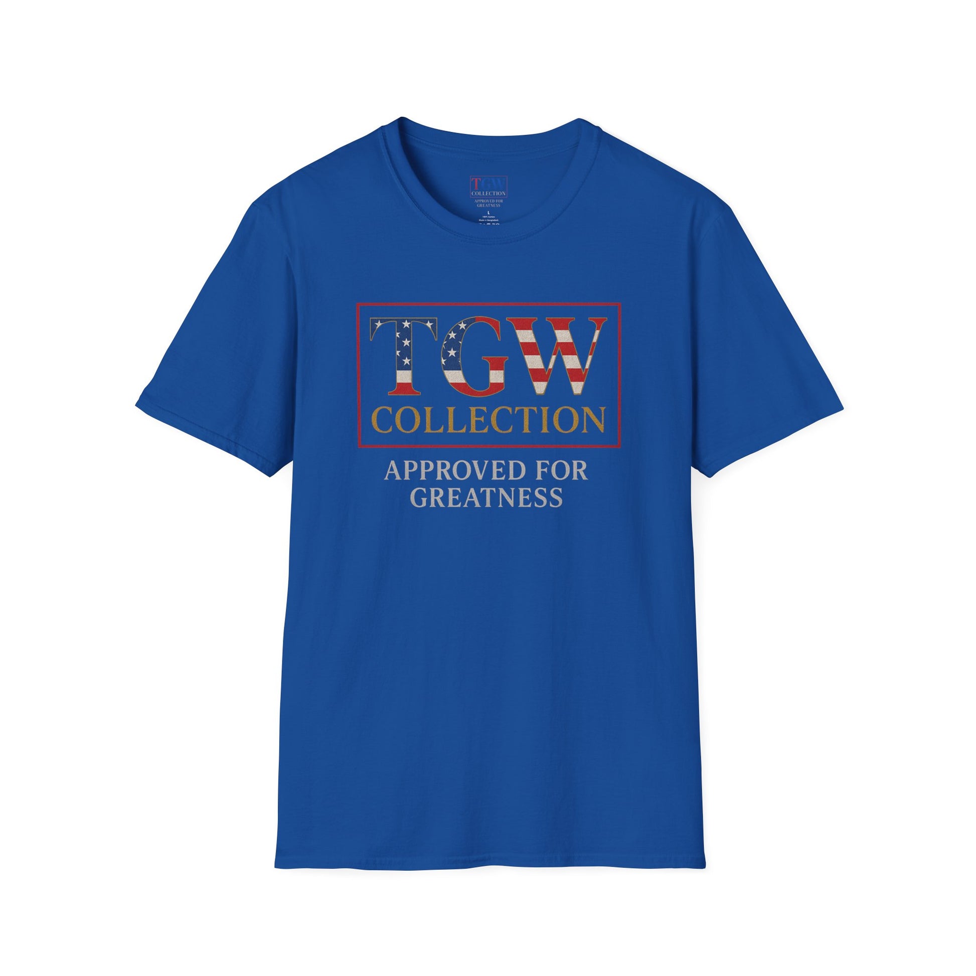 Soft style T-Shirt: TGW Collection, Approved for Greatness - Comfortable Apparel for Everyday, Gifts for Friends, USA Pride