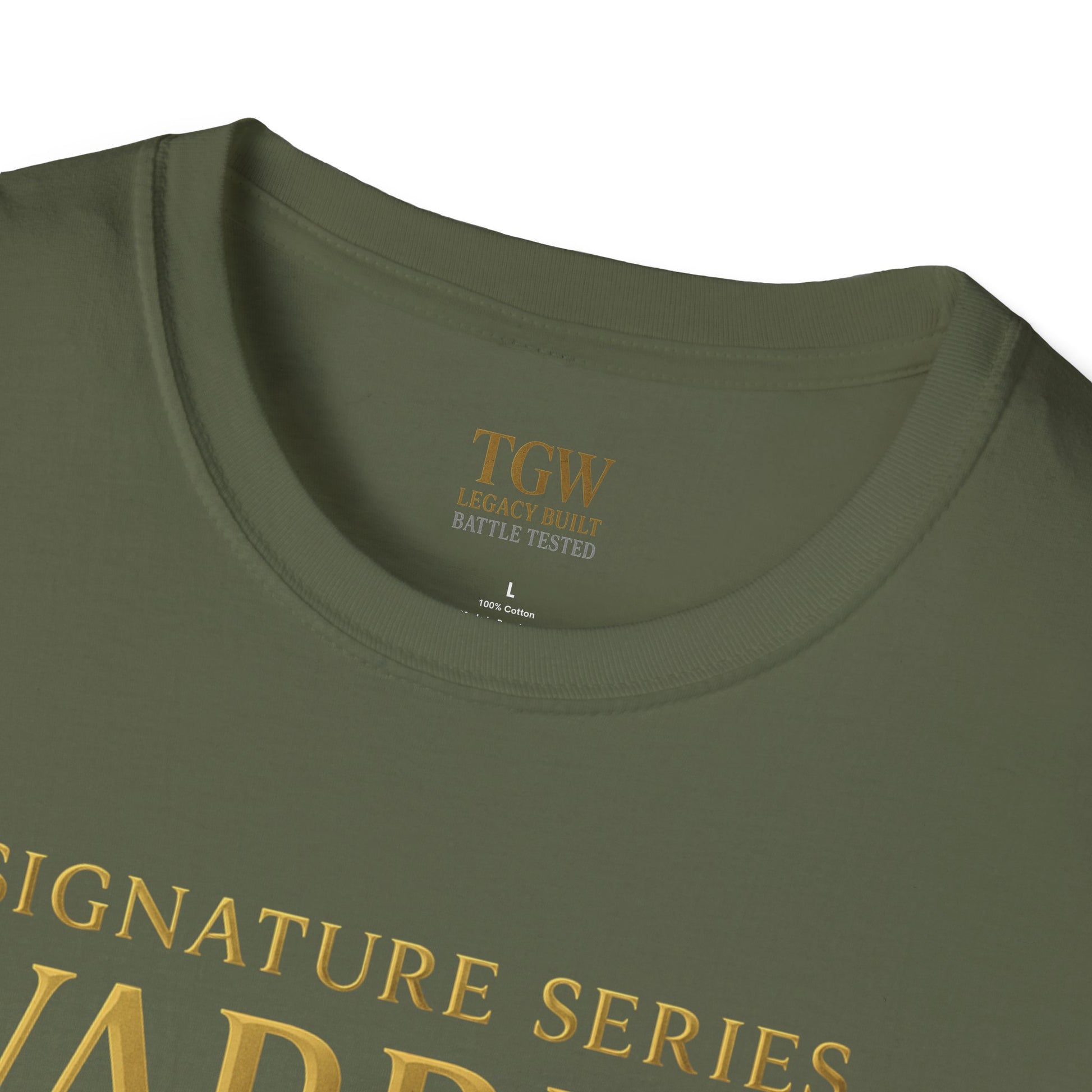 Warrior Gold Unisex Softstyle T-Shirt, Comfortable Tee, Motivational Apparel, Gift for Warriors, Casual Wear, Affirmation Shirt