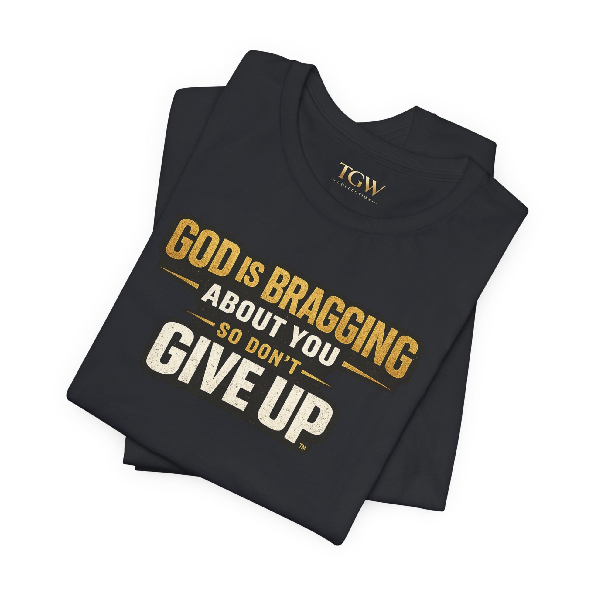 God is Bragging About You - Jersey Short Sleeve Tee