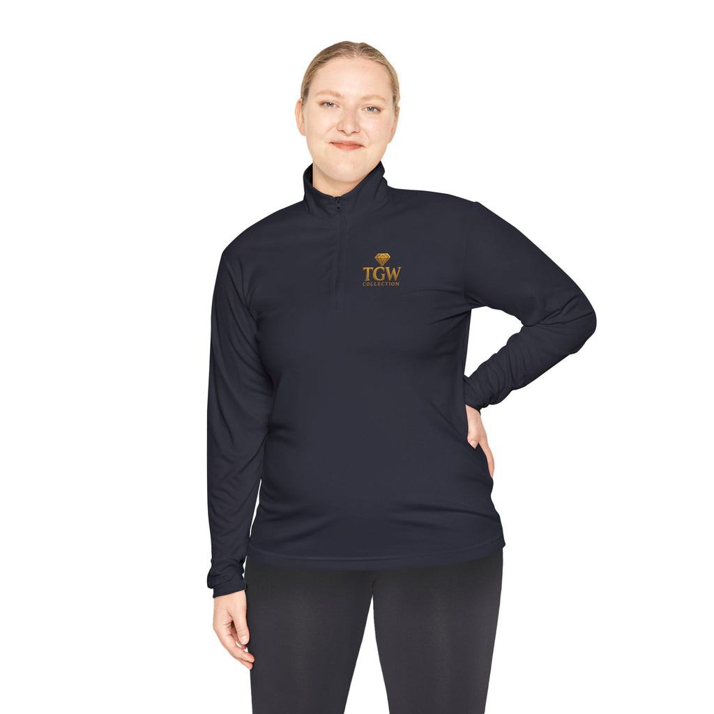 Quarter-Zip Pullover with Custom Design, Perfect for Everyday Wear, Gift for Friends, Cozy Layer for Outdoor Activities