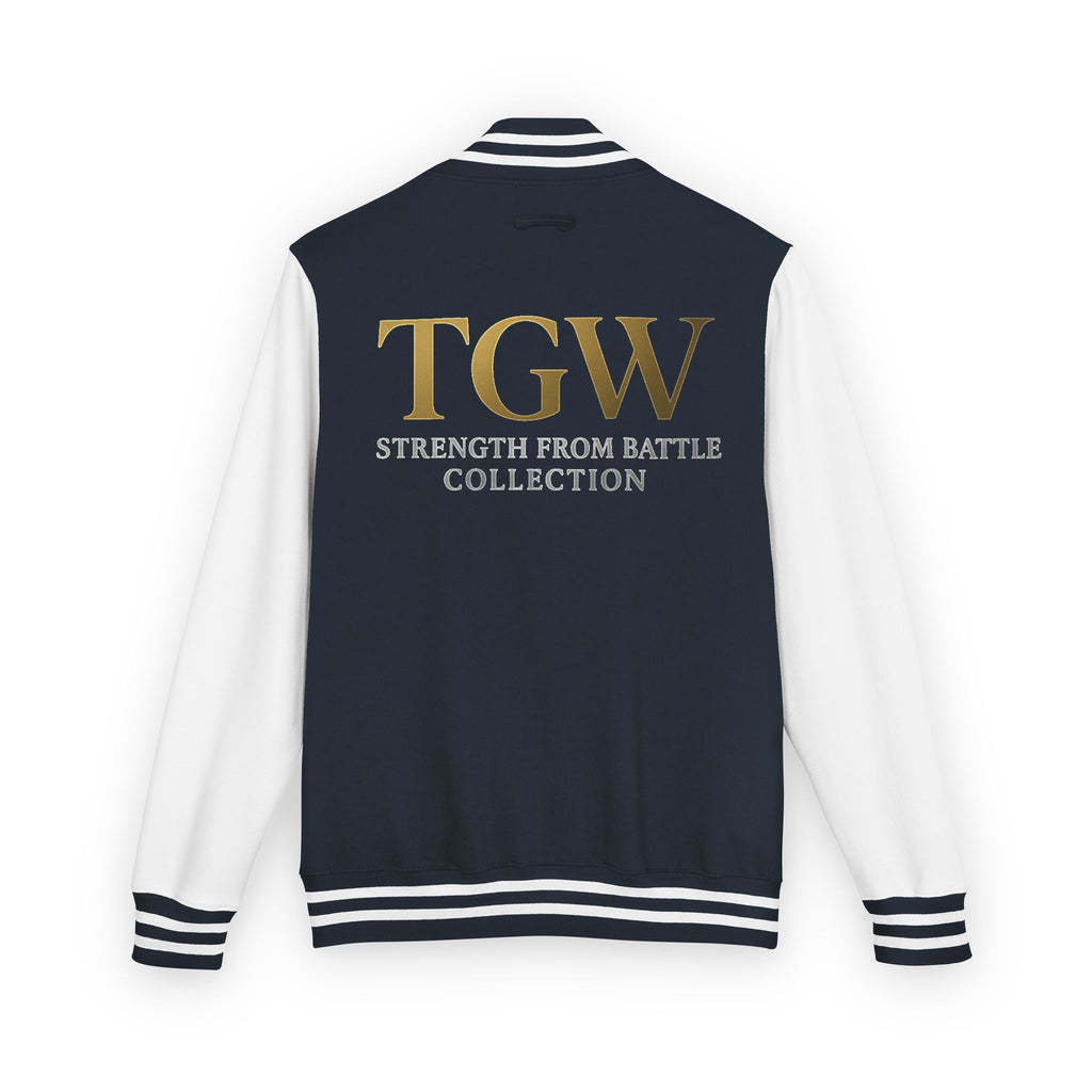 Men Heavyweight Letterman Jacket - Vintage Style Varsity Jacket for Everyday Wear, Sports Events, Graduation, Casual Outings, Team Spirit