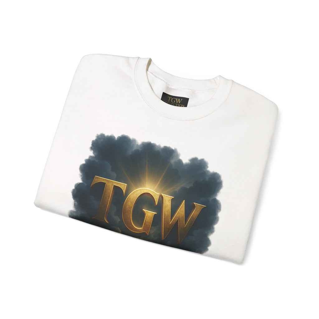 TGW Vintage Crewneck Sweatshirt, Cozy Fashion, Casual Wear, Autumn Layers, Relaxed Style