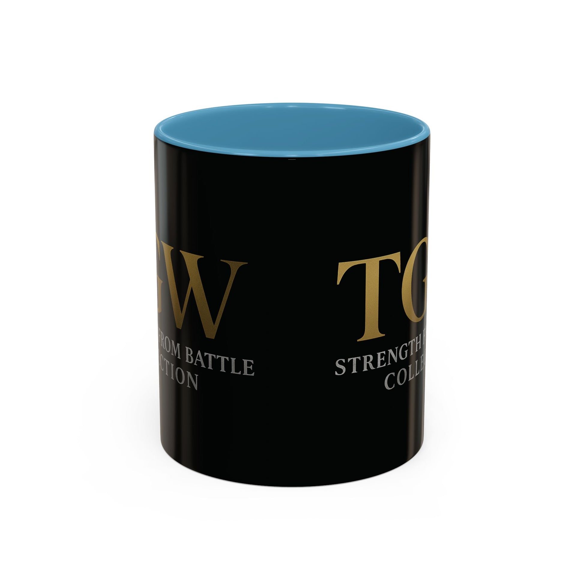 Empowering Accent Coffee Mug - Strength from Battle Collection, Motivational Gift, Coffee Cup, Inspirational Mug, Tea Gift Idea