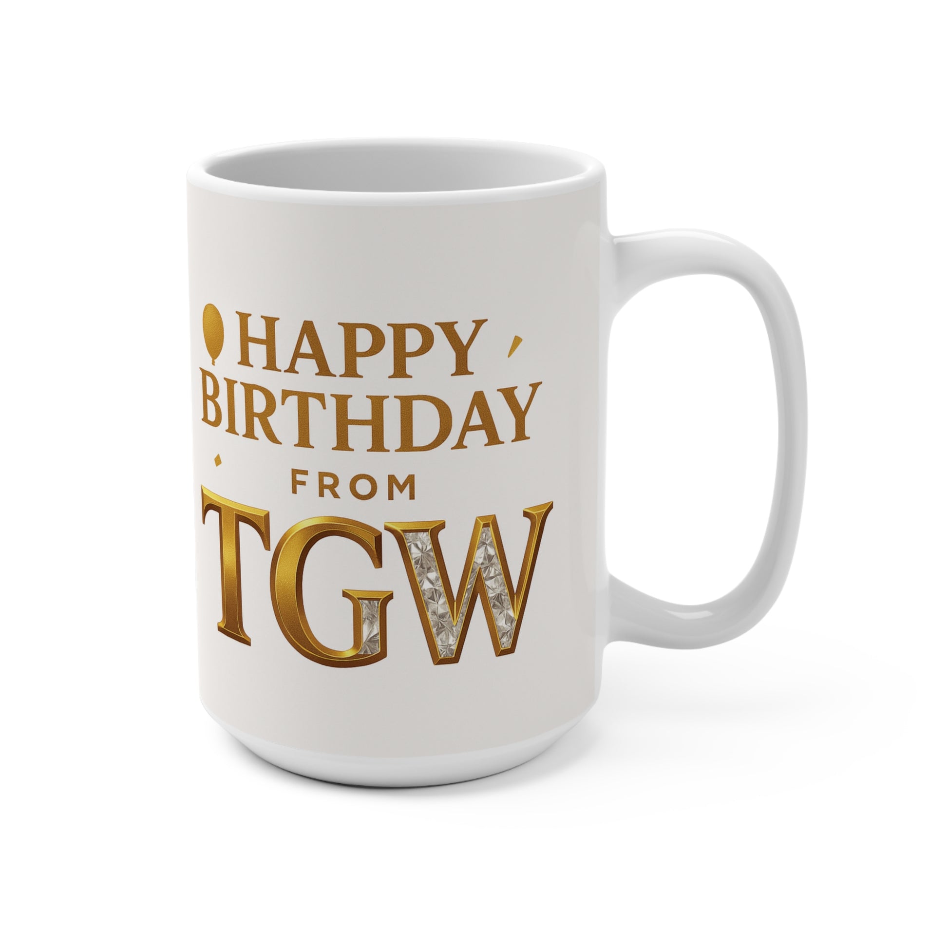 Personalized Birthday Mug - Celebrate with Custom Names, Unique Gift for Friends, Family, Coffee Lovers, Birthdays, Special Occasions