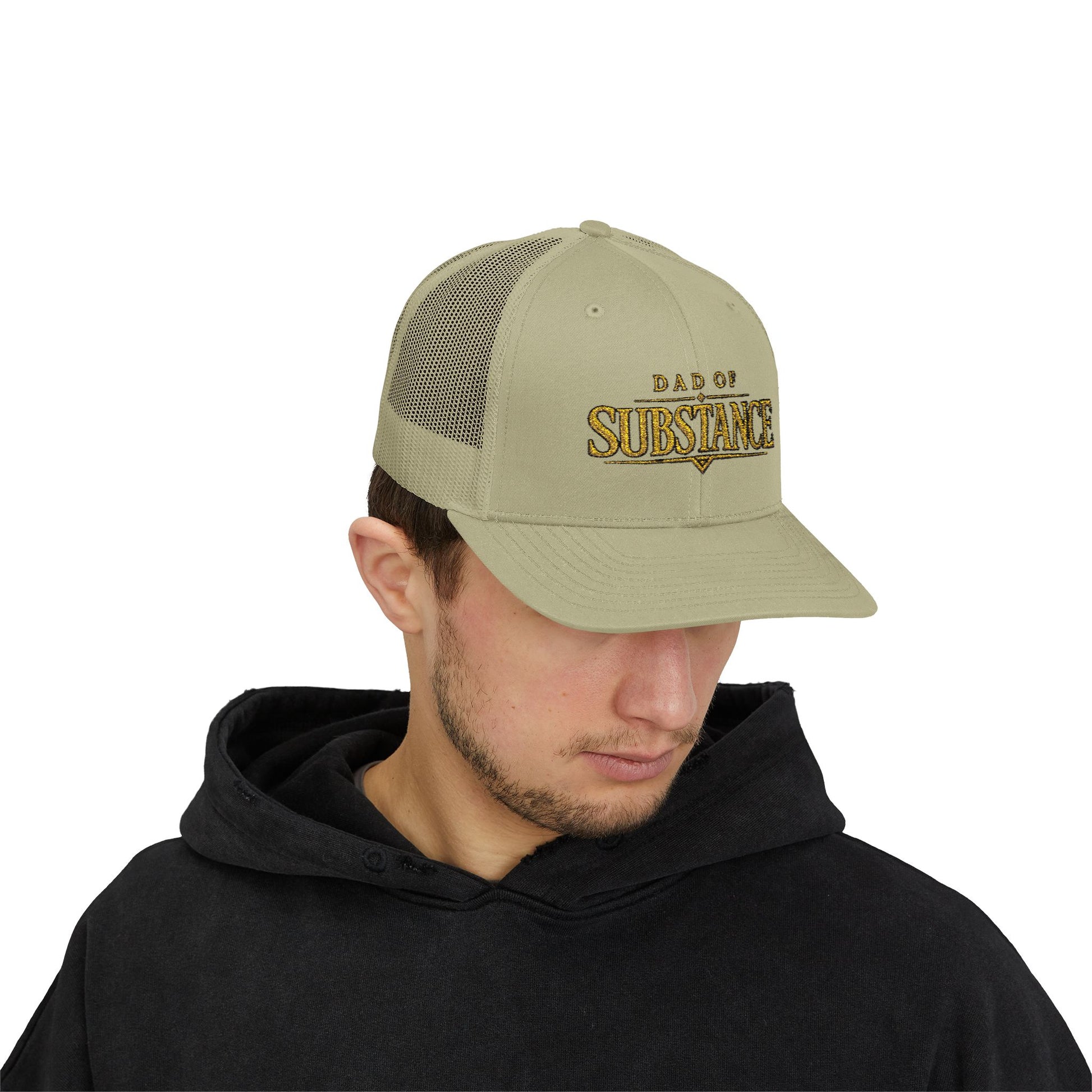 TGW COLLECTION TM - Dad of Substance Snapback Trucker Cap