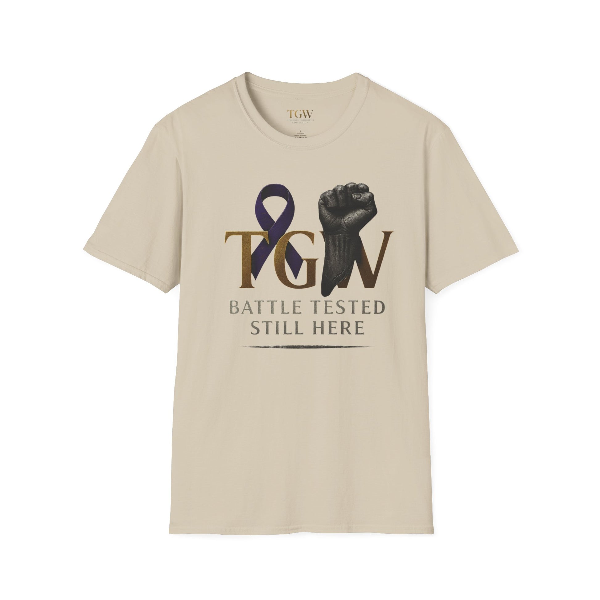 Men Empowerment Graphic Tee - Soft style T-Shirt, Battle Tested Shirt, Motivational Gift, Activism Apparel, Everyday Wear, Gift for Heroes