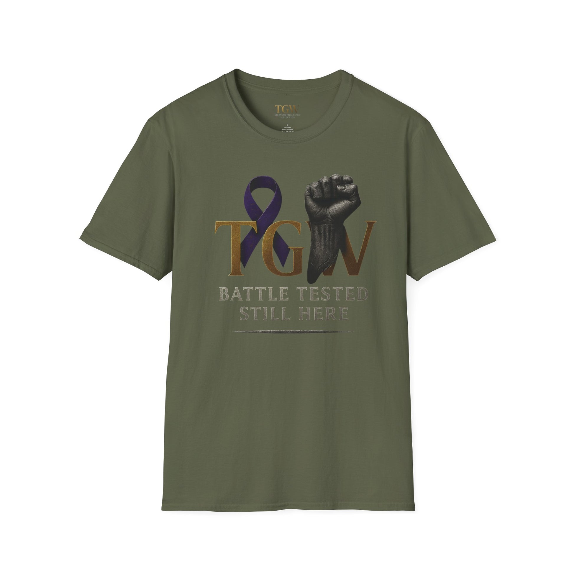 Men Empowerment Graphic Tee - Soft style T-Shirt, Battle Tested Shirt, Motivational Gift, Activism Apparel, Everyday Wear, Gift for Heroes