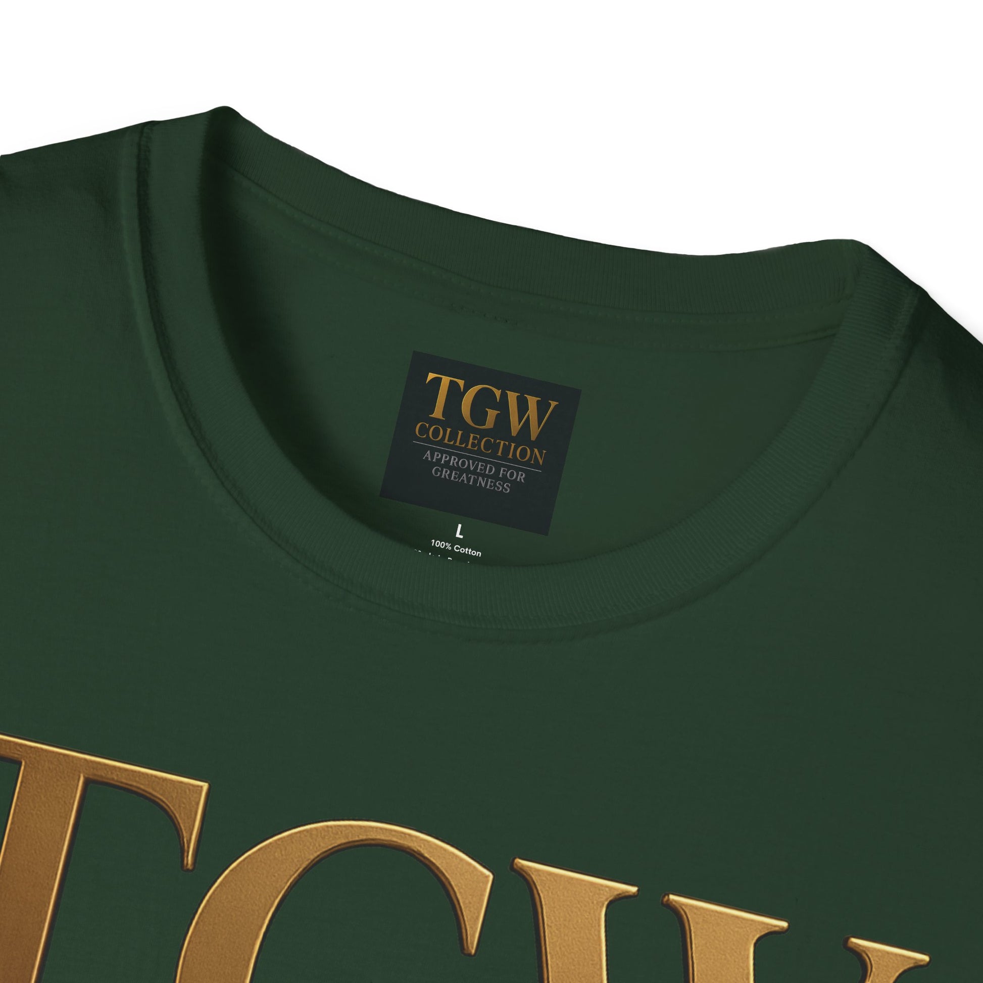 TGW Collection  Soft style T-Shirt | Casual Graphic Tee | Greatness Approved | Perfect for Everyday Wear, Gifts, and Celebrations