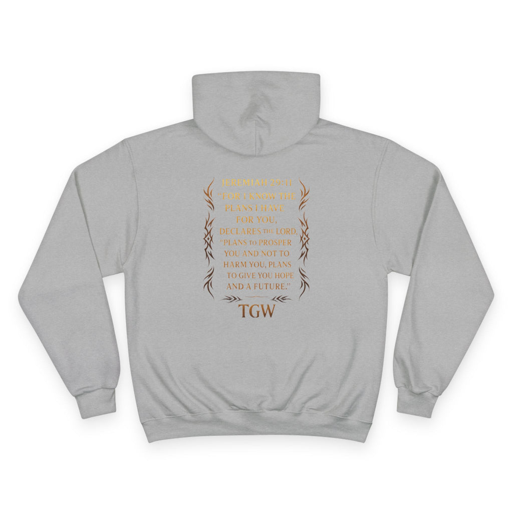 Inspirational Champion Hoodie - Faithful Message, Cozy Style, Religious Gift, Casual Wear, Christian Apparel
