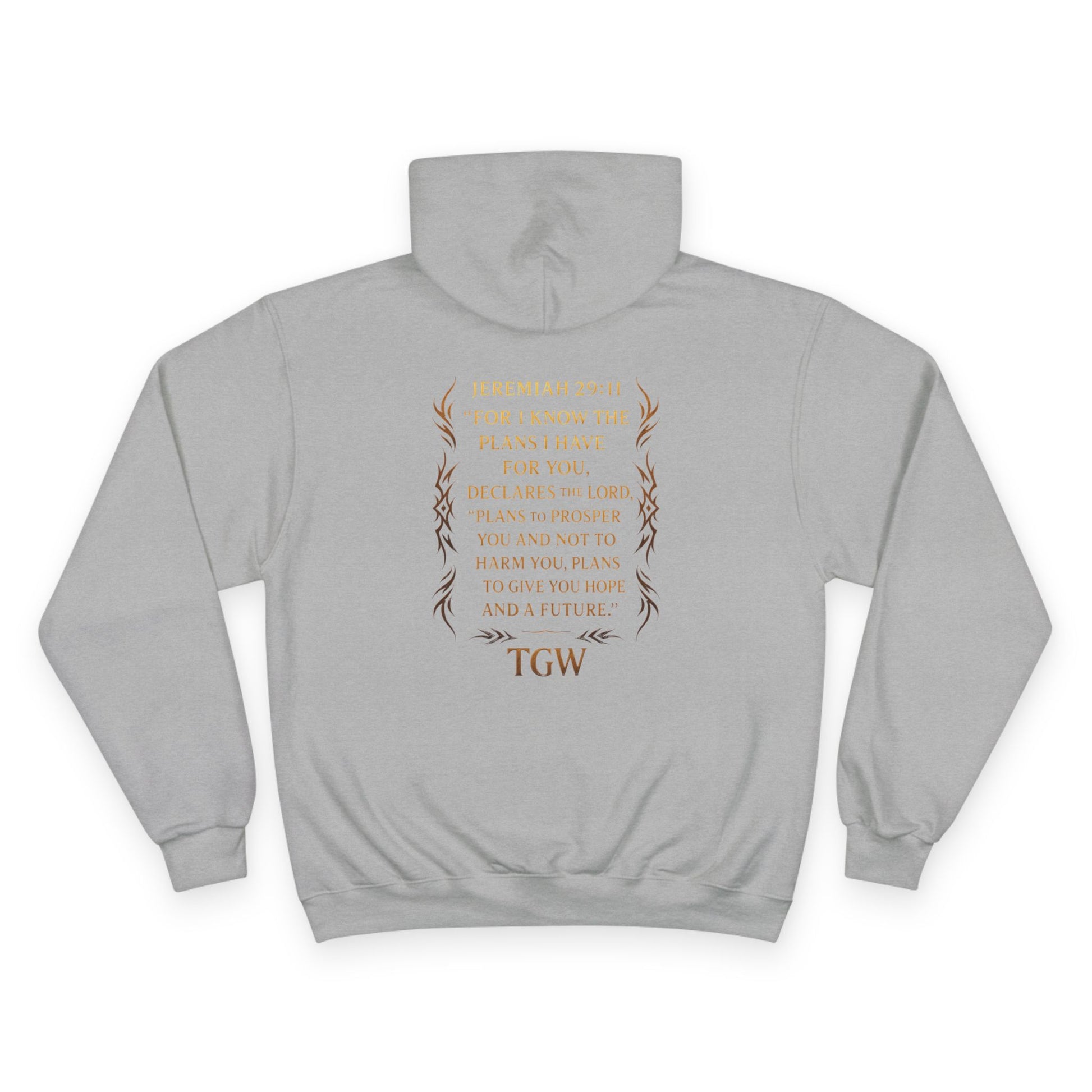 Inspirational Champion Hoodie - Faithful Message, Cozy Style, Religious Gift, Casual Wear, Christian Apparel