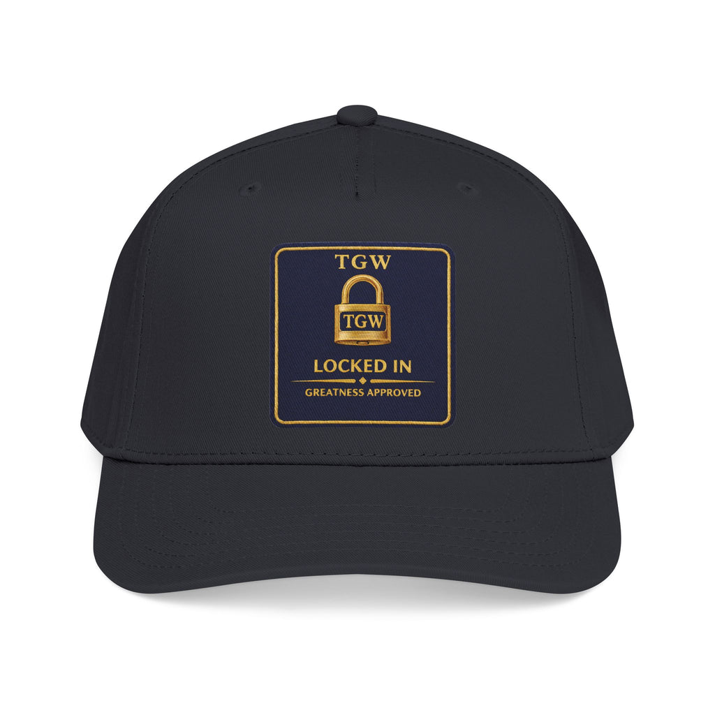 TGW “LOCKED IN” — Greatness Approved   Mid Profile Baseball Cap