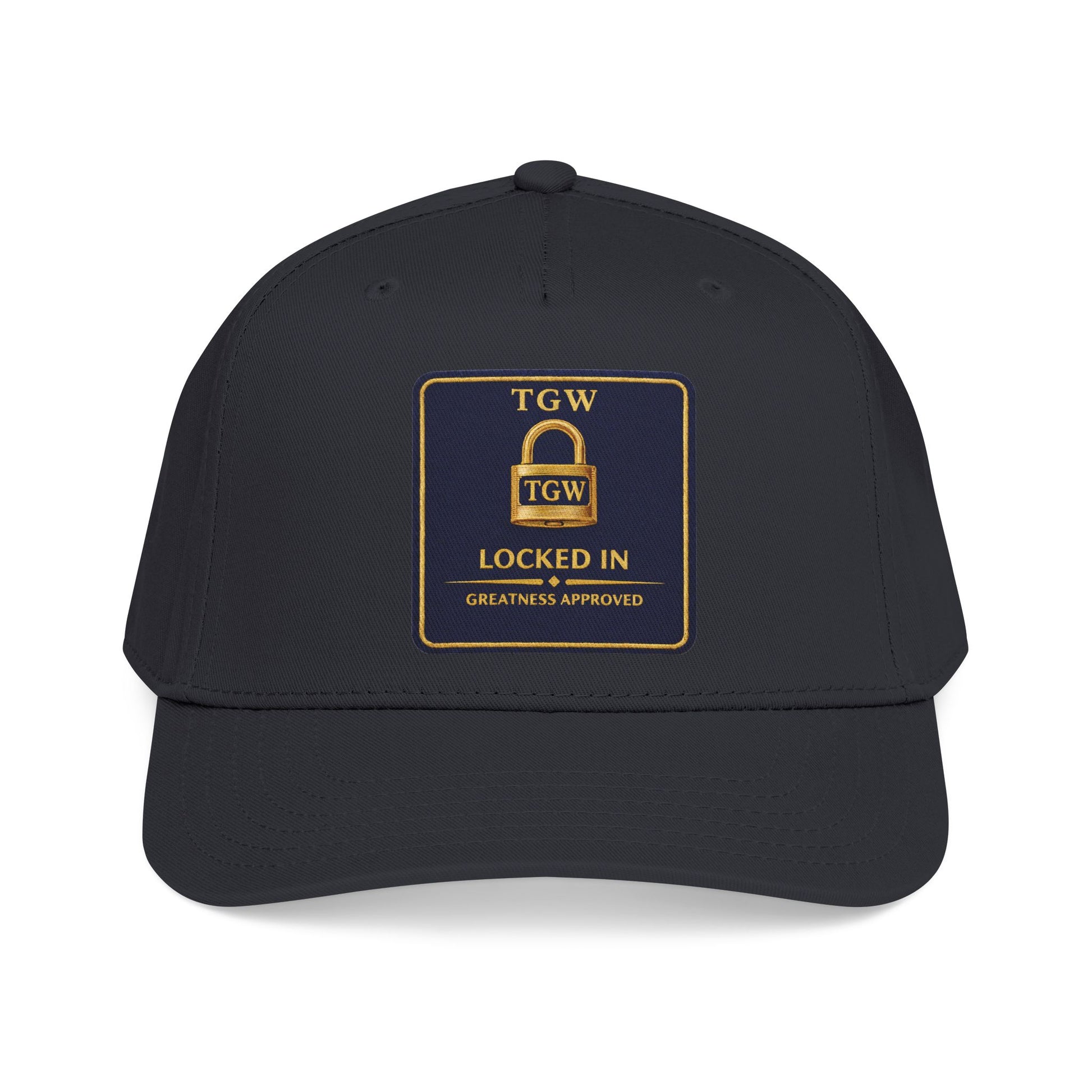 TGW “LOCKED IN” — Greatness Approved   Mid Profile Baseball Cap