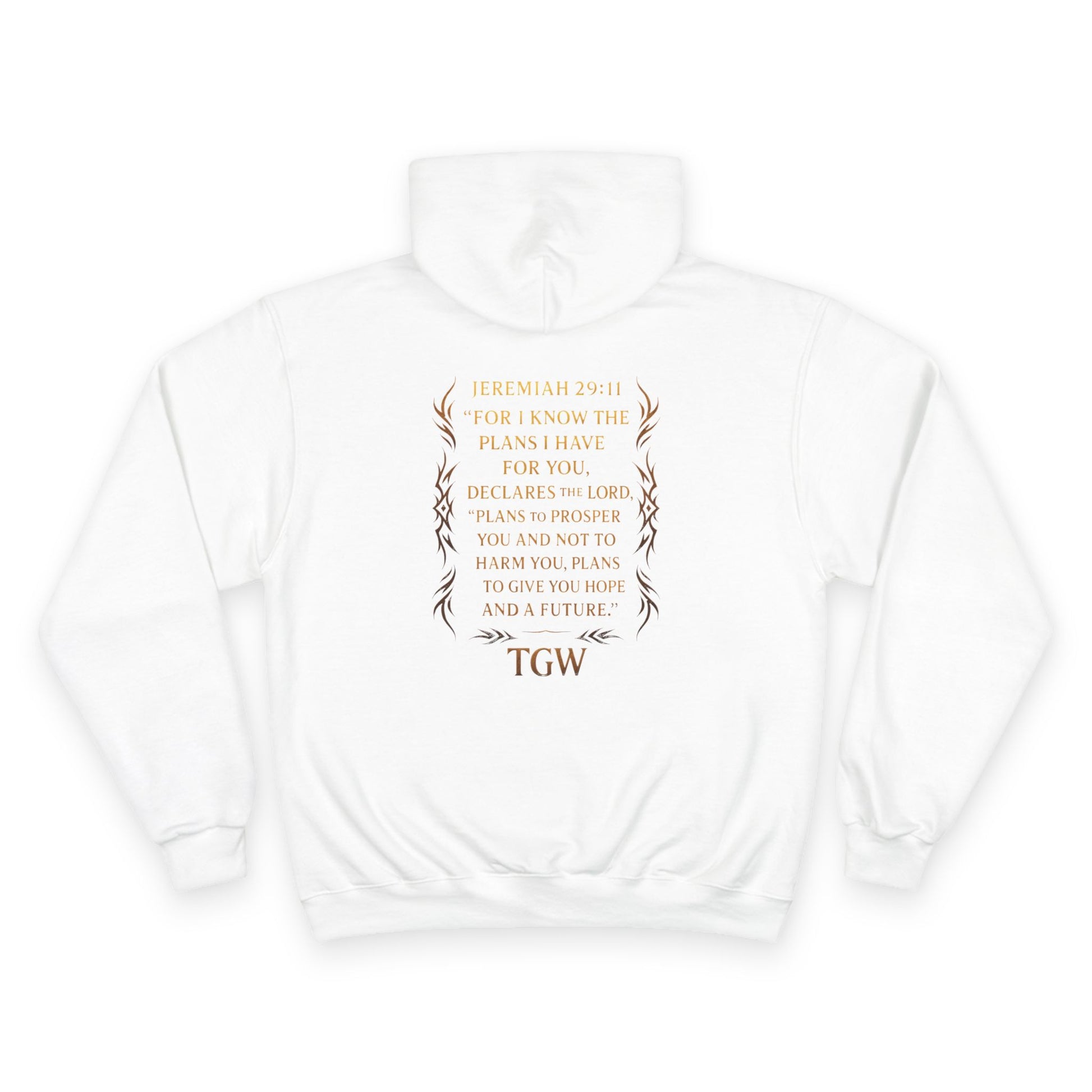 Inspirational Champion Hoodie - Faithful Message, Cozy Style, Religious Gift, Casual Wear, Christian Apparel