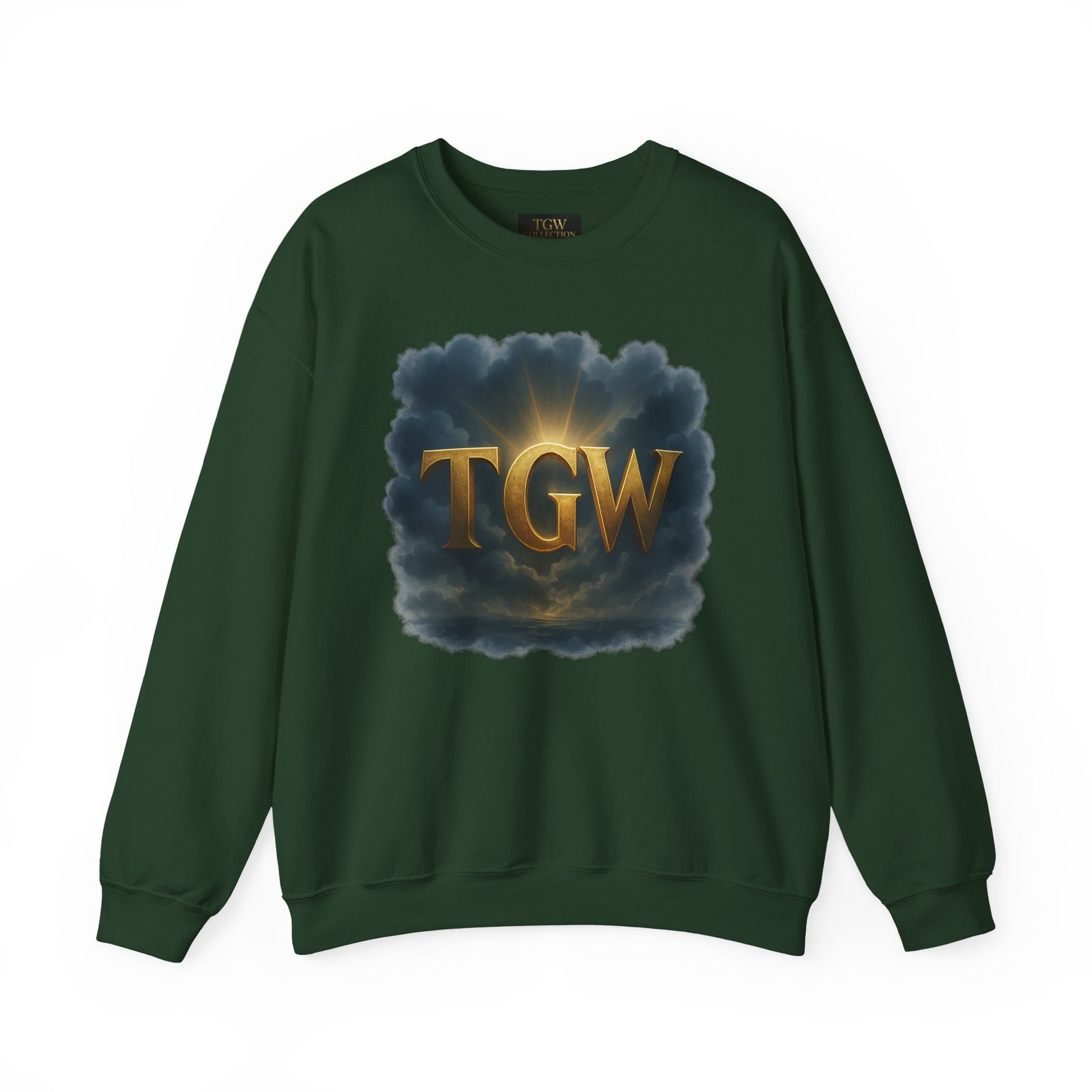 TGW Vintage Crewneck Sweatshirt, Cozy Fashion, Casual Wear, Autumn Layers, Relaxed Style
