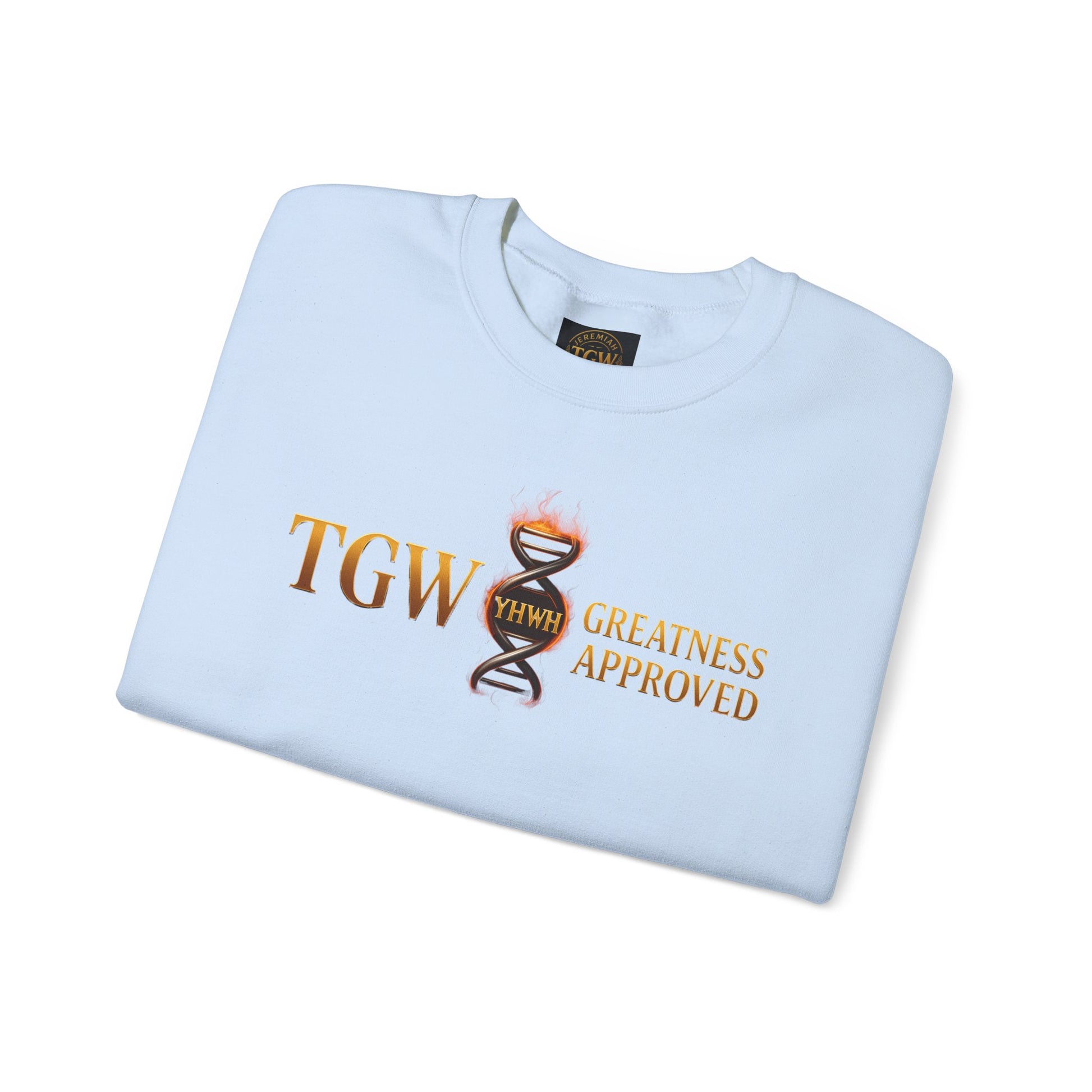 Greatness Approved Sweatshirt, Cozy Sweatshirt, Inspirational Crew neck, Gift for Dreamers, Winter Essentials, Motivational Apparel