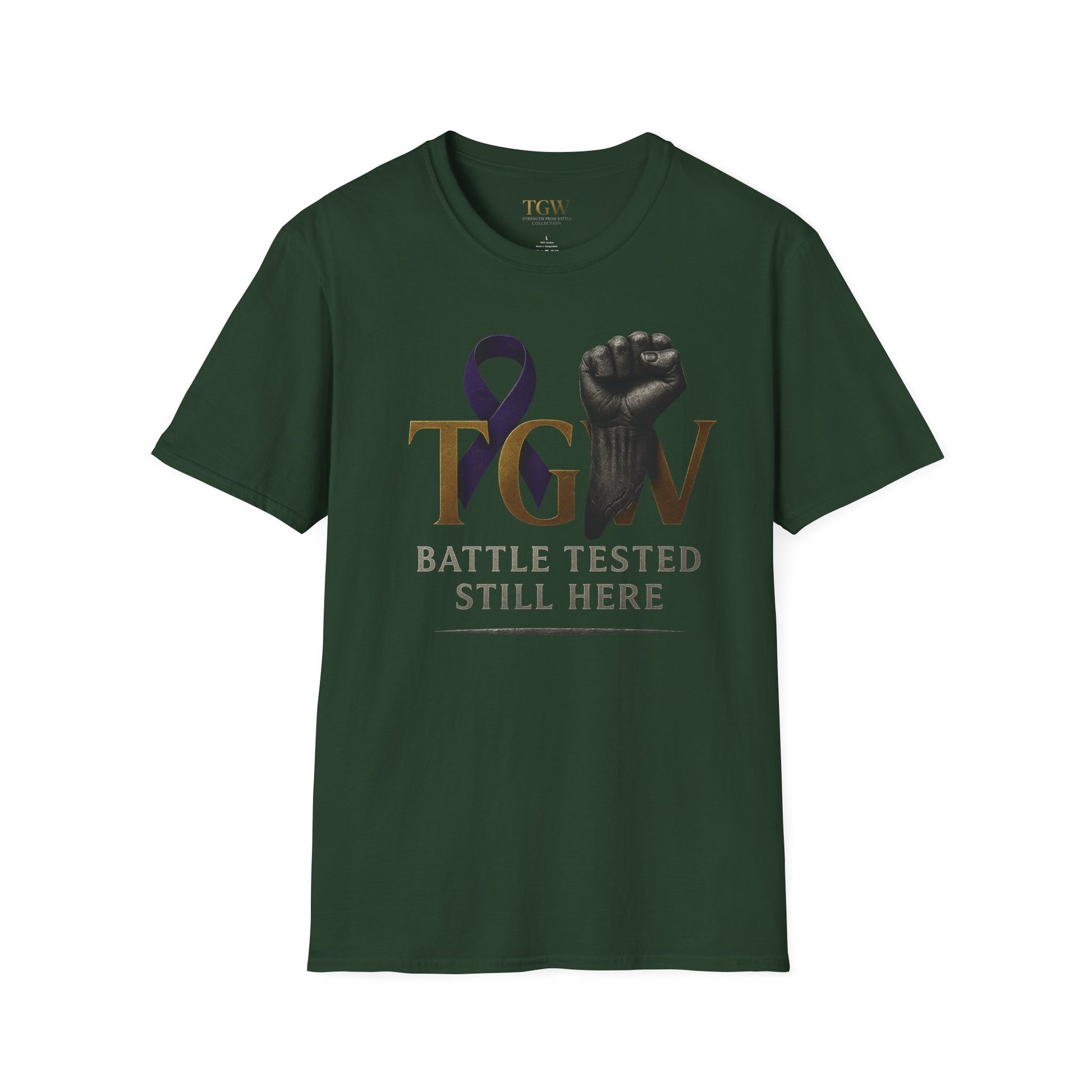 Men Empowerment Graphic Tee - Soft style T-Shirt, Battle Tested Shirt, Motivational Gift, Activism Apparel, Everyday Wear, Gift for Heroes