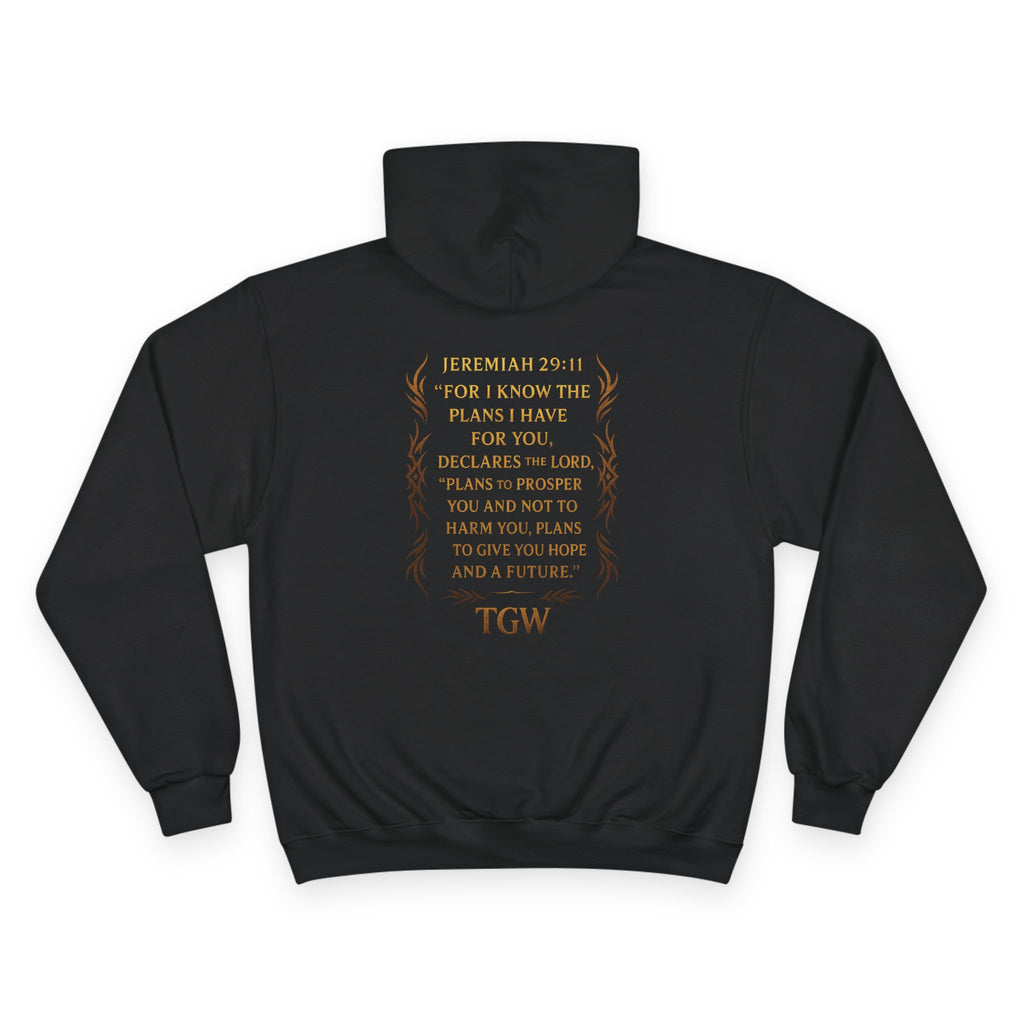 Inspirational Champion Hoodie - Faithful Message, Cozy Style, Religious Gift, Casual Wear, Christian Apparel