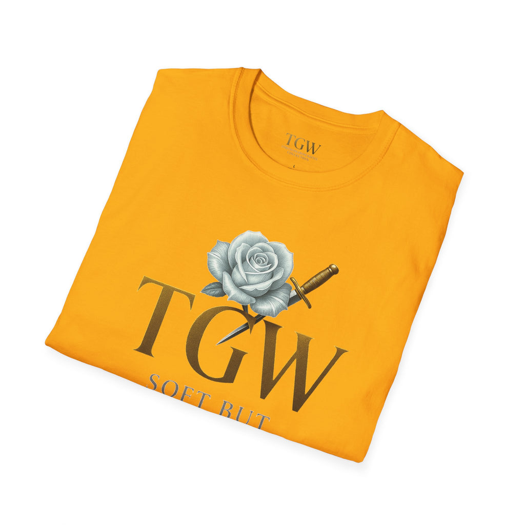 Soft style T-Shirt - Soft but Unbreakable Graphic Tee, Motivational Shirt, Gift for Her, Casual Wear, Inspirational Fashion