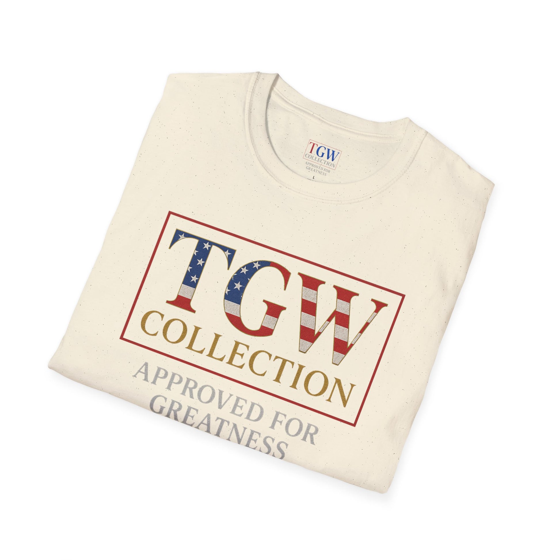 Soft style T-Shirt: TGW Collection, Approved for Greatness - Comfortable Apparel for Everyday, Gifts for Friends, USA Pride