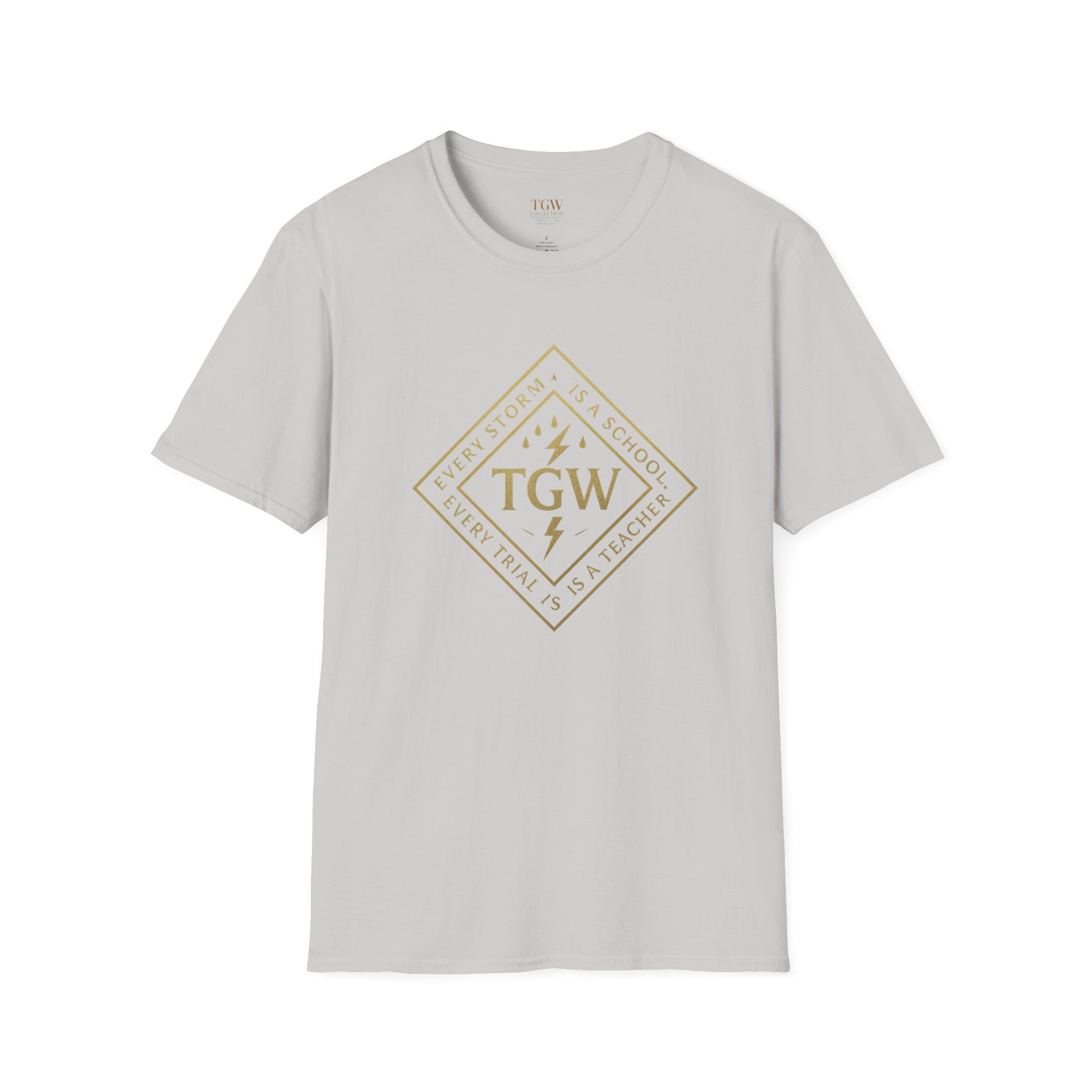 Graphic Tee with Lightning Design - Casual Trendy T-Shirt for Everyday Wear, Gifts, Occasions, Festivals