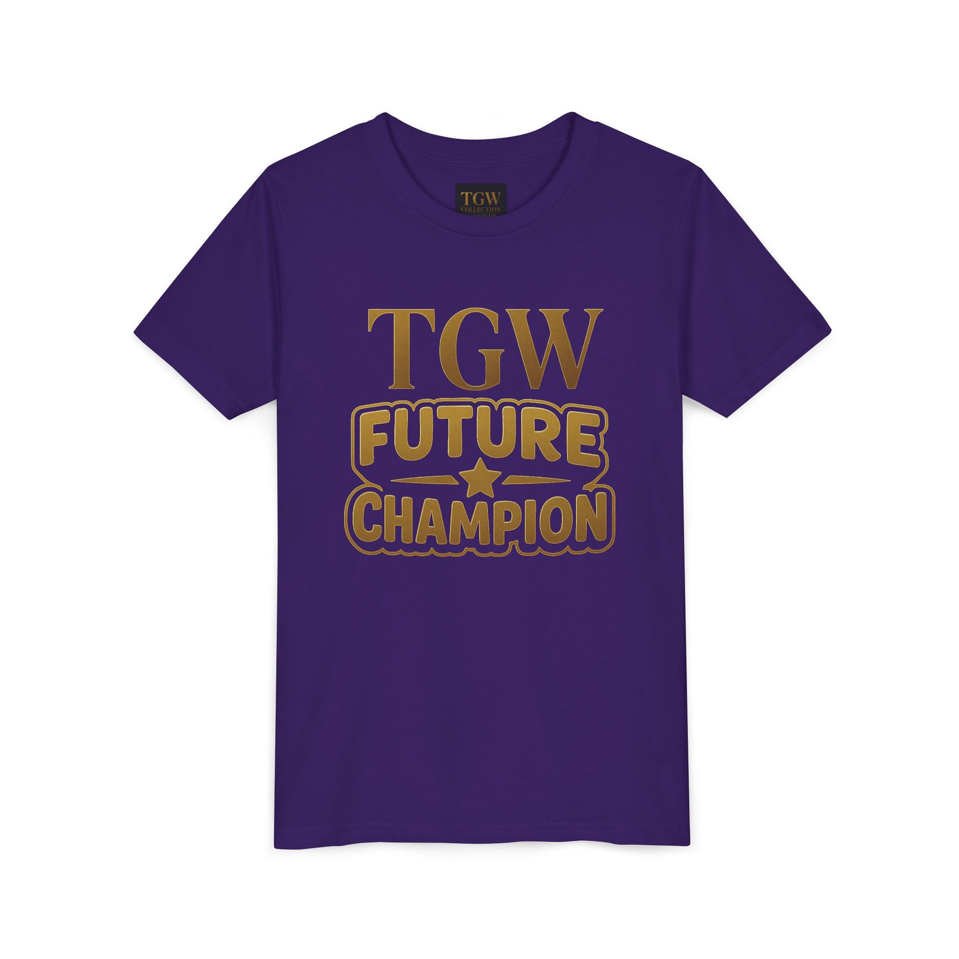 Future Champion Youth Tee - Motivational Kids Shirt, Sportswear, Birthday Gift, Fun Apparel, Champion Theme