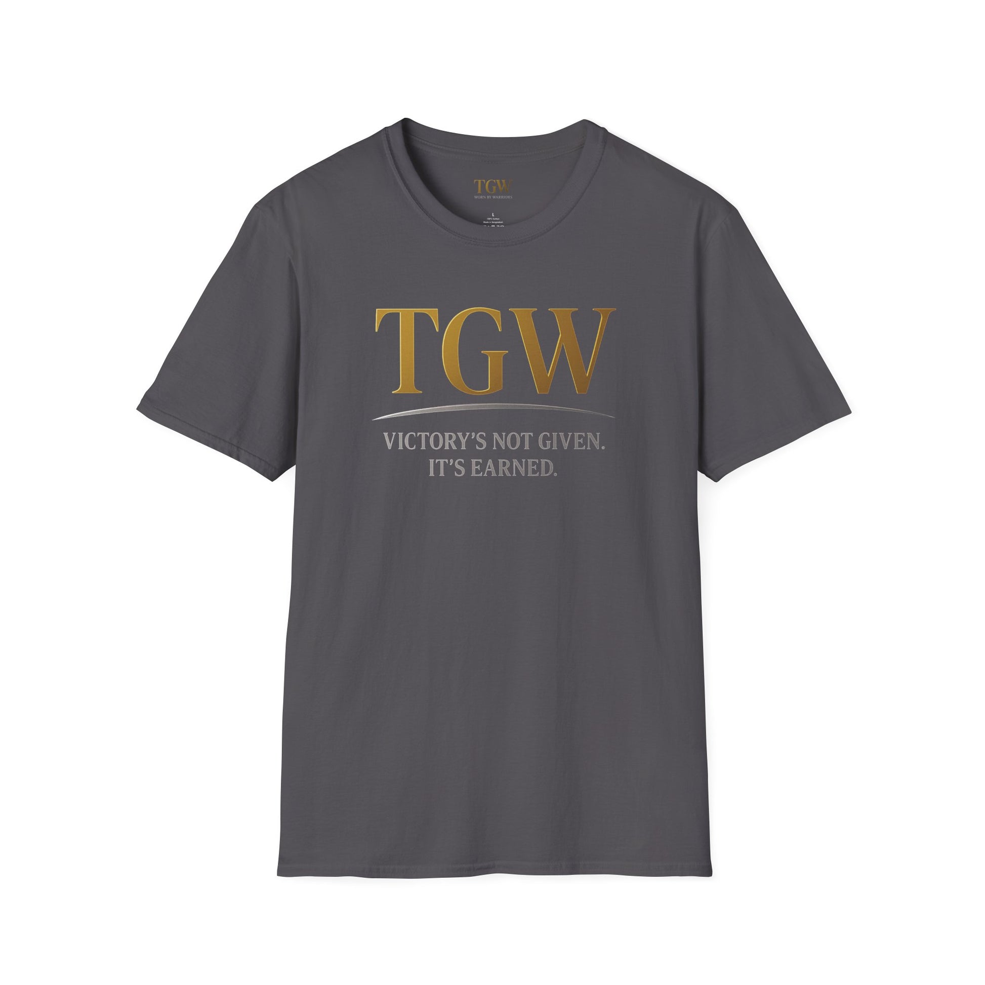 Victory Earned Unisex Softstyle T-Shirt | Motivational Tee, Inspirational Gift, Casual Wear, Empowering Apparel, Everyday Comfort