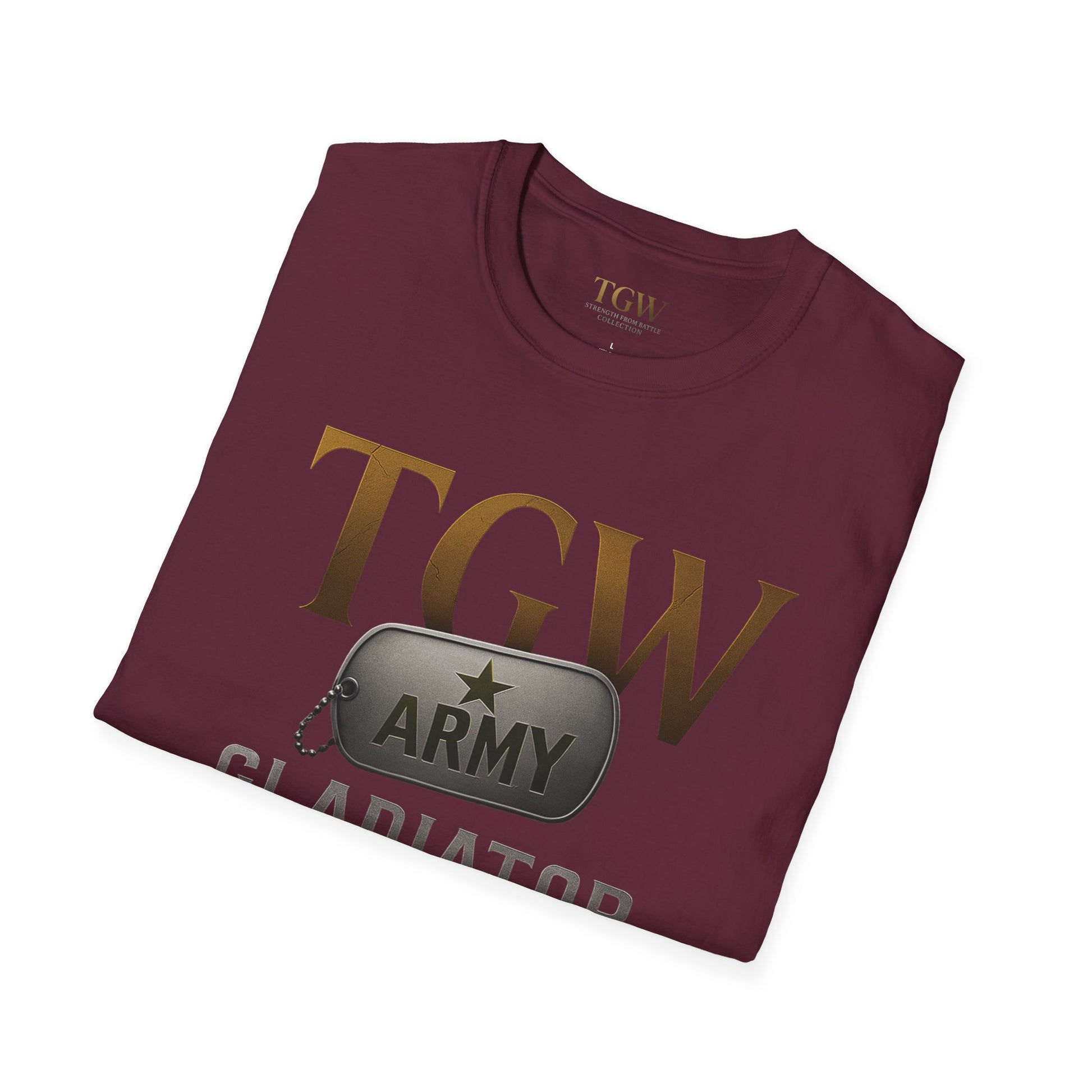 Gladiator Within T-Shirt, Unisex Army Tee, Motivational Gift, Fitness Apparel, Casual Wear, Workout Top, Inspirational Shirt