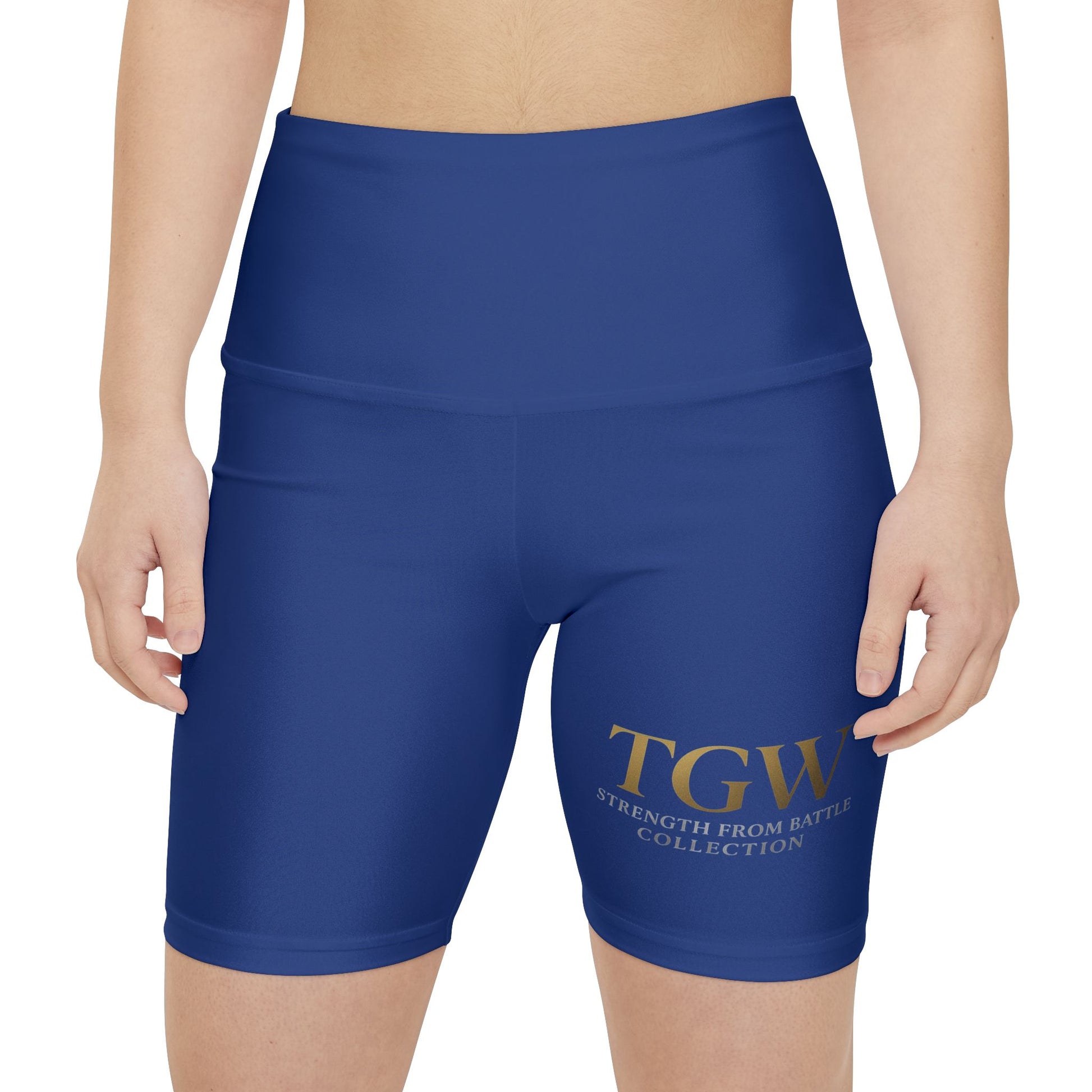 Empowering Women's Workout Shorts - Strength From Battle Collection, Fitness, Activewear, Sporty Gifts, Gym Essentials