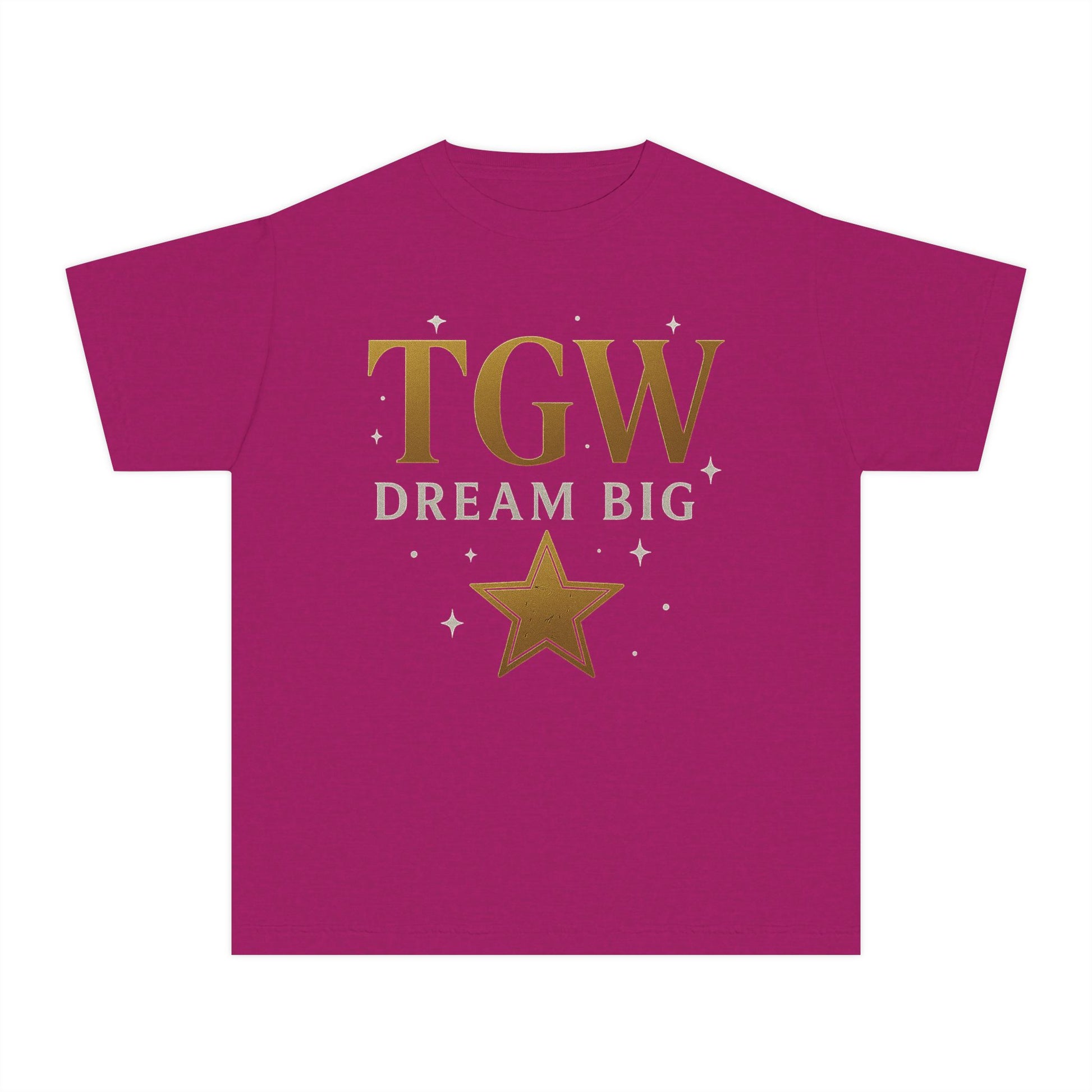Dream Big Youth Tee - Inspirational T-Shirt for Kids, Motivational Shirt, Casual Wear, Birthday Gift, Encouragement Top