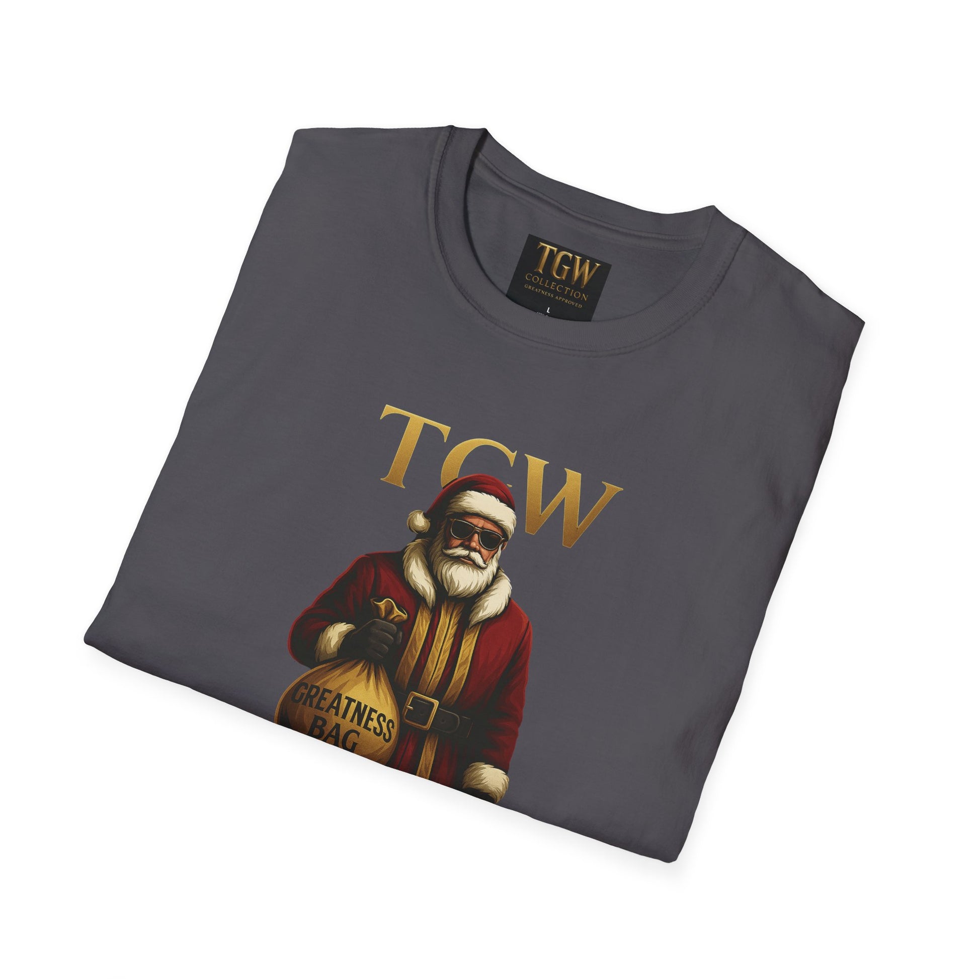 T-Shirt 'TOW Claus' Vintage Santa Graphic Holiday Tee