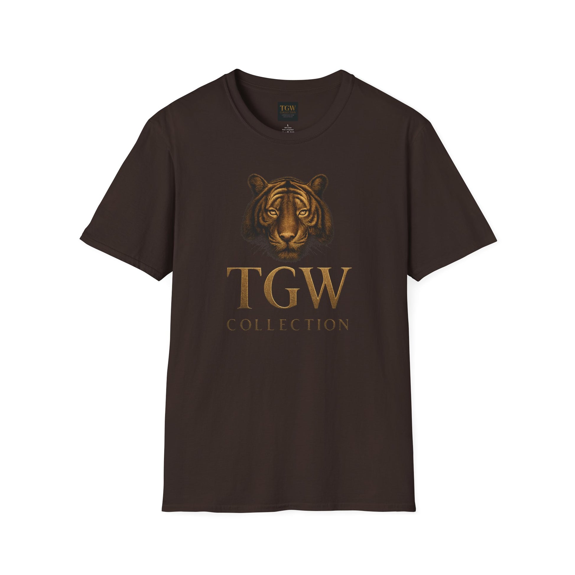 Tiger Head Softstyle T-Shirt | Casual Wear, Wild Animal Tee, Fashion Statement, Unique Design