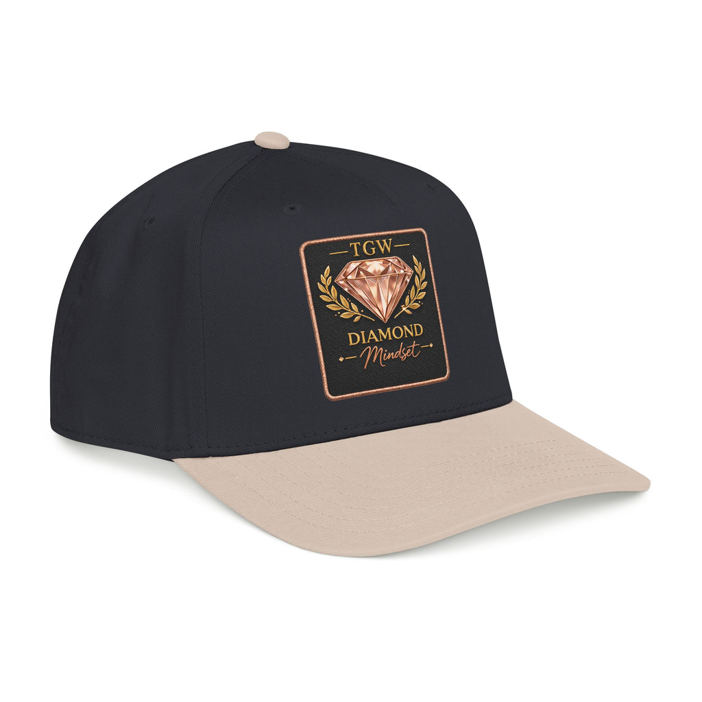 TGW Diamond Mindset Cap "Built Under Pressure"  Mid Profile Baseball Cap