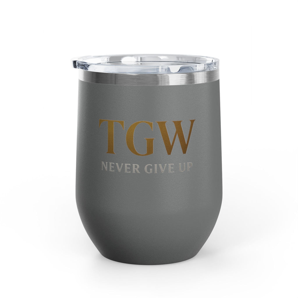 Elegant Wine Tumbler - Strive for Greatness | Personalized Gift for Wine Lovers, Celebrations, Home Bar, Holidays, Motivational Drinkware