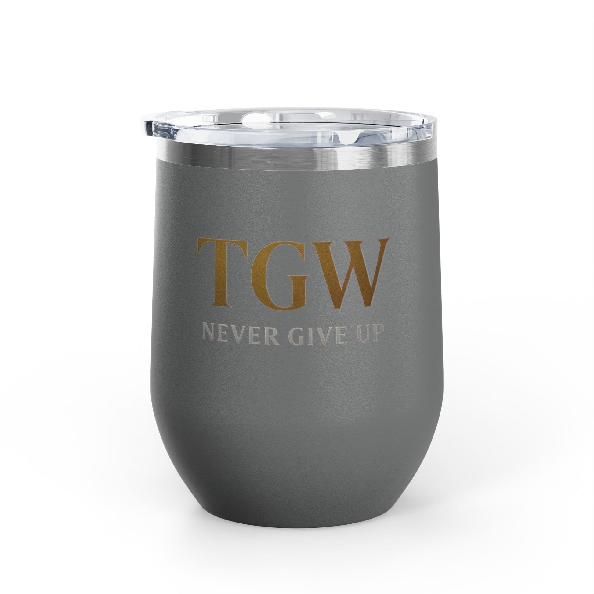 Elegant Wine Tumbler - Strive for Greatness | Personalized Gift for Wine Lovers, Celebrations, Home Bar, Holidays, Motivational Drinkware