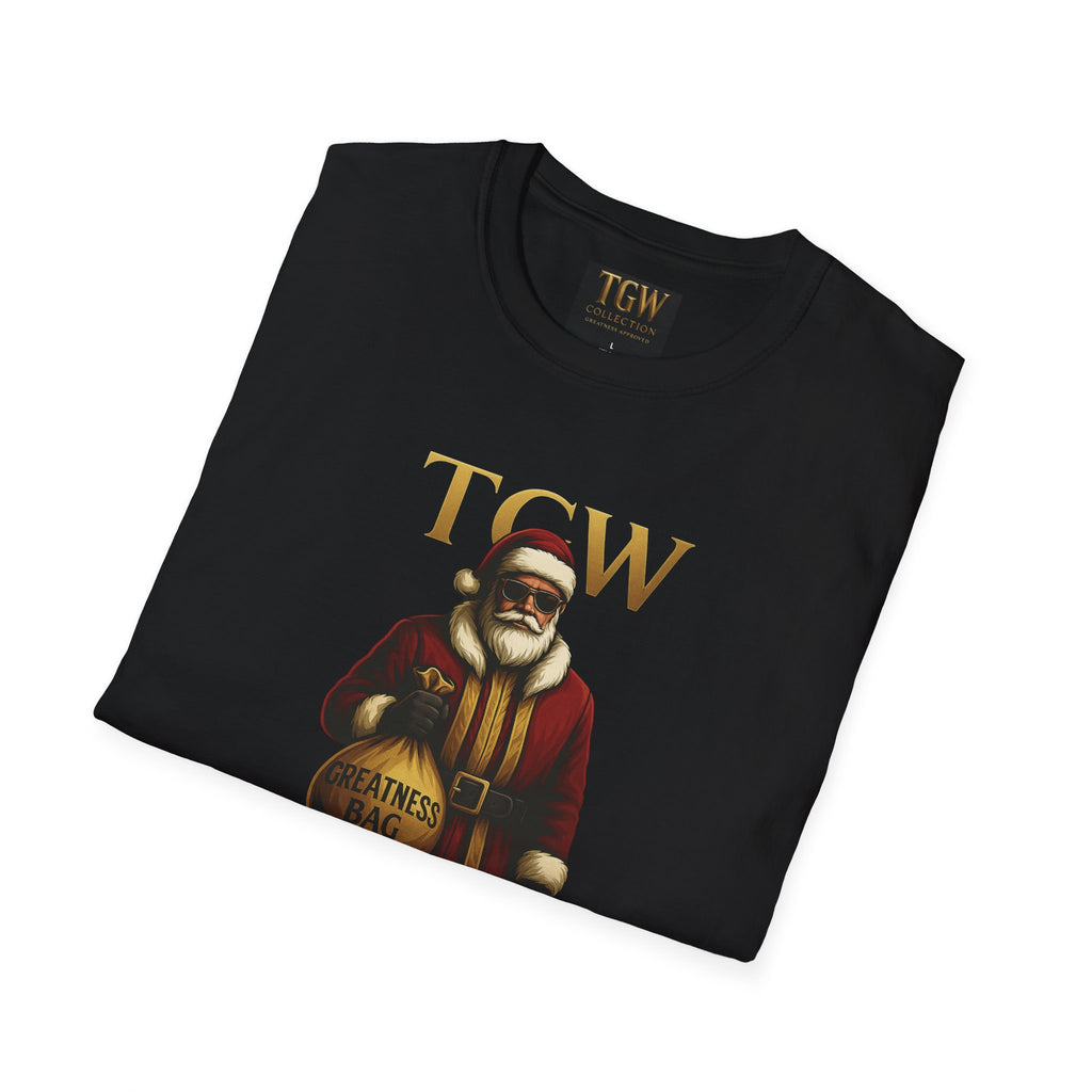 T-Shirt 'TOW Claus' Vintage Santa Graphic Holiday Tee
