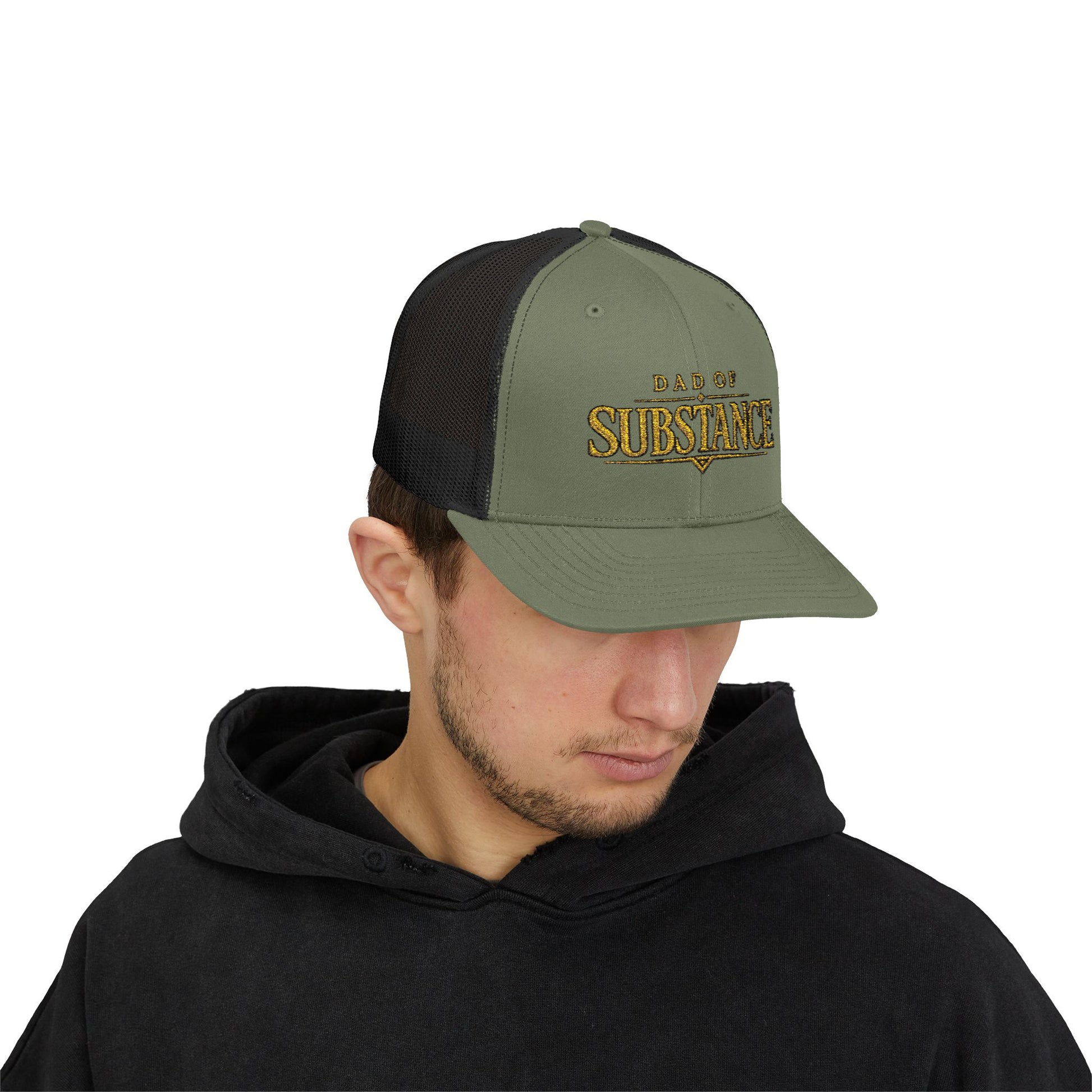 TGW COLLECTION TM - Dad of Substance Snapback Trucker Cap