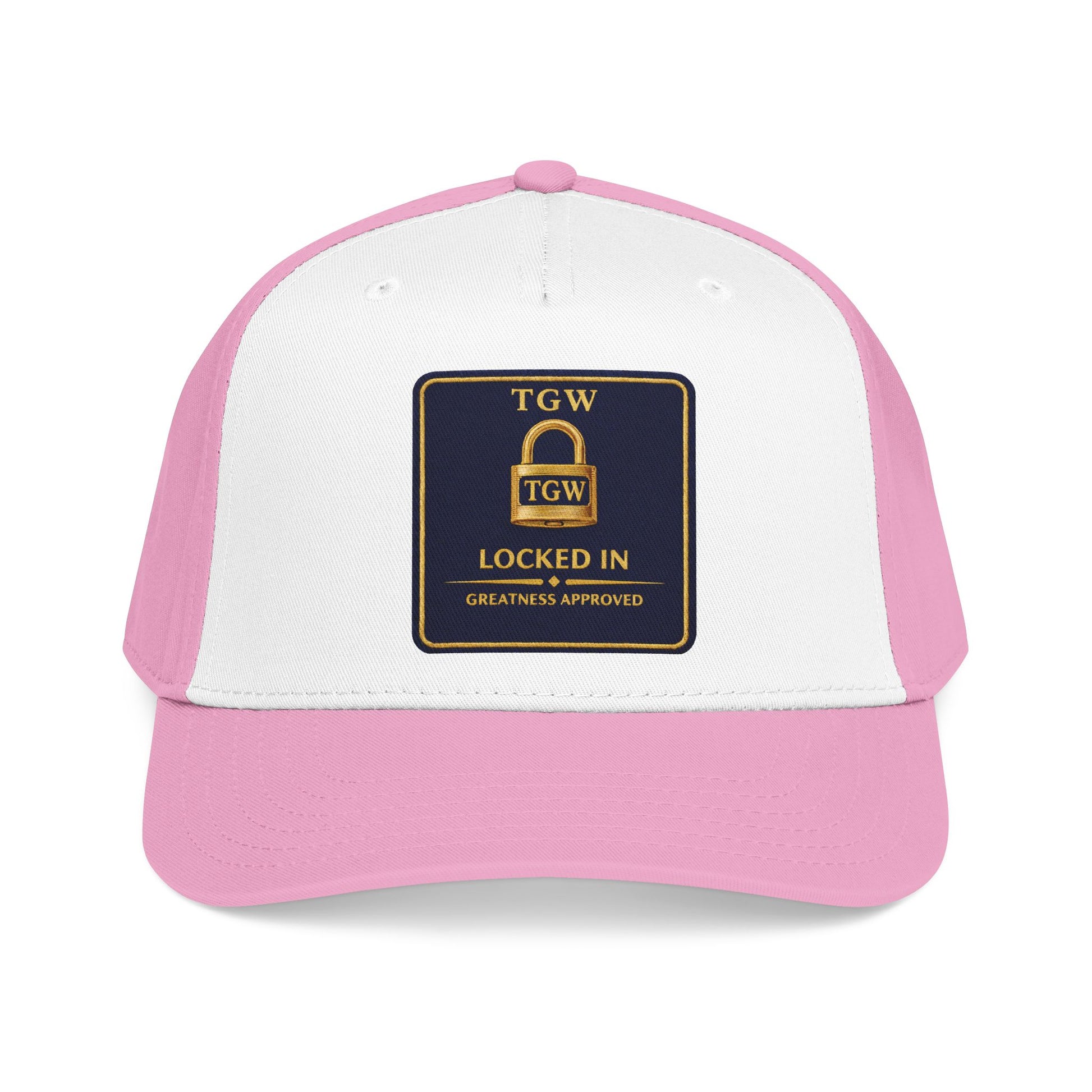 TGW “LOCKED IN” — Greatness Approved   Mid Profile Baseball Cap