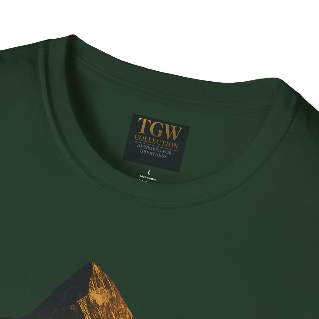 Stylish Mountain Graphic T-Shirt, Adventure Tee, Casual Wear, Apparel, Gift for Nature Lovers