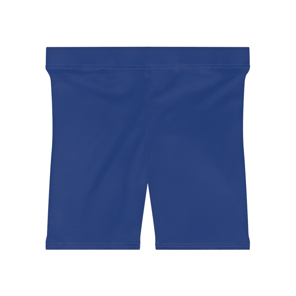 TGW Collection Women's Blue Biker Shorts "Built to Move. Built to Win"