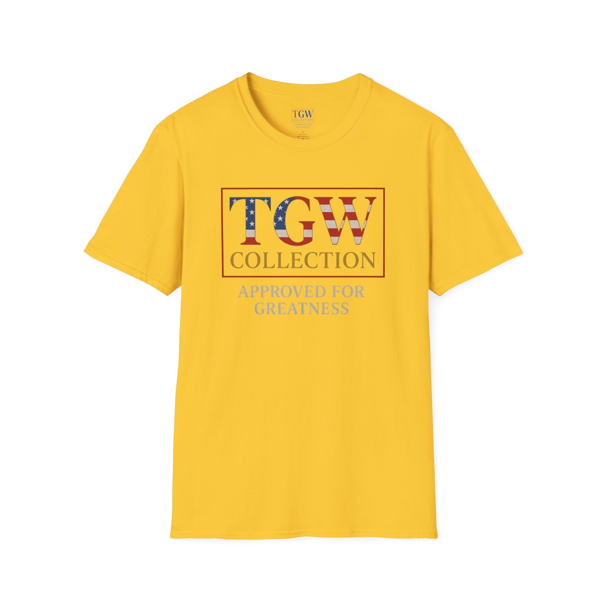 Soft style T-Shirt: TGW Collection, Approved for Greatness - Comfortable Apparel for Everyday, Gifts for Friends, USA Pride